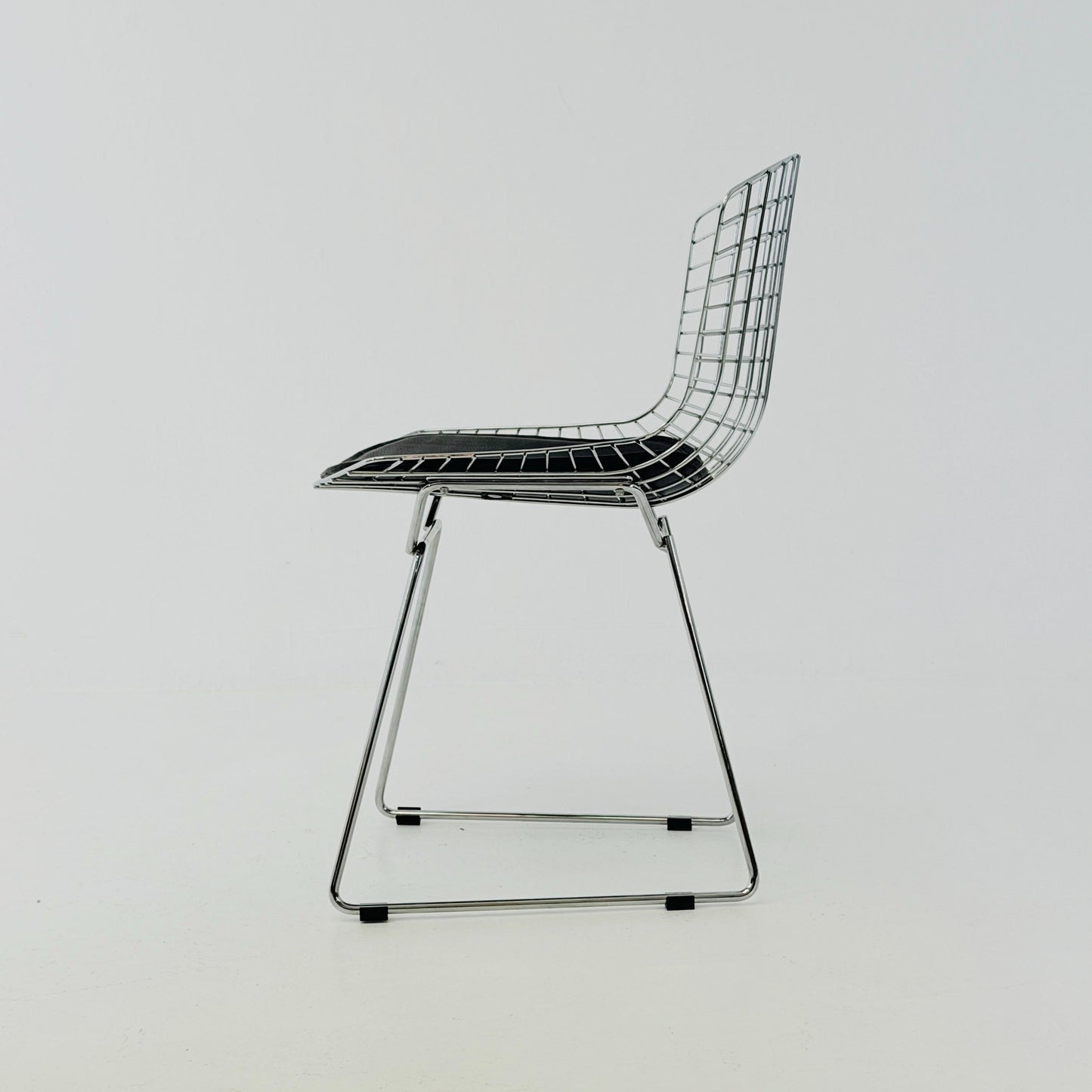 1 of 3 Mid Century Wire Chrom side Chair by Harry Bertoia , 1980s Germany