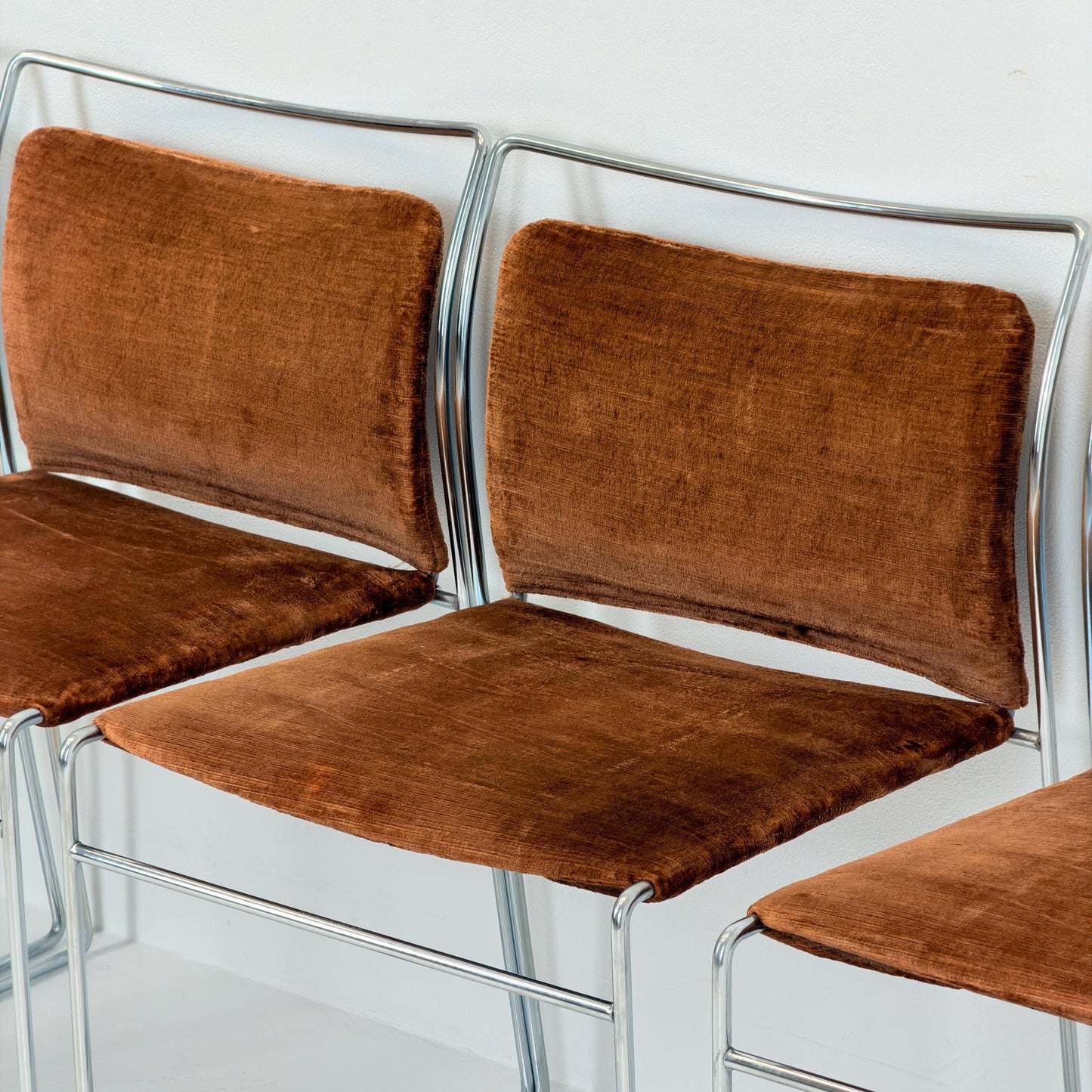 Set of 6 Mid century Tulu Dining Chairs by Kazuhide Takahama for Simon Gavina, Italy 1970s