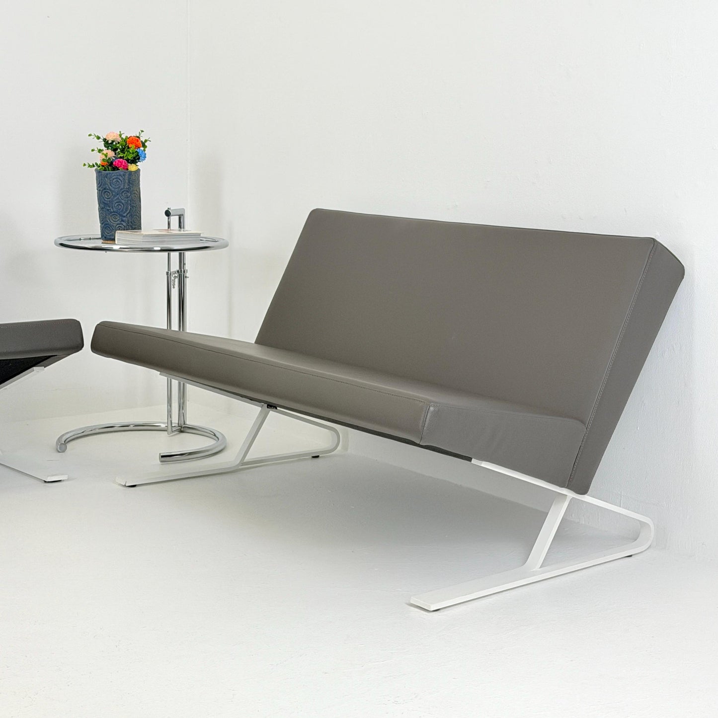 1 of 2 Mid Century Satyr Compact Leather Sofa by Design For Use for ClassiCon, Germany 2000s