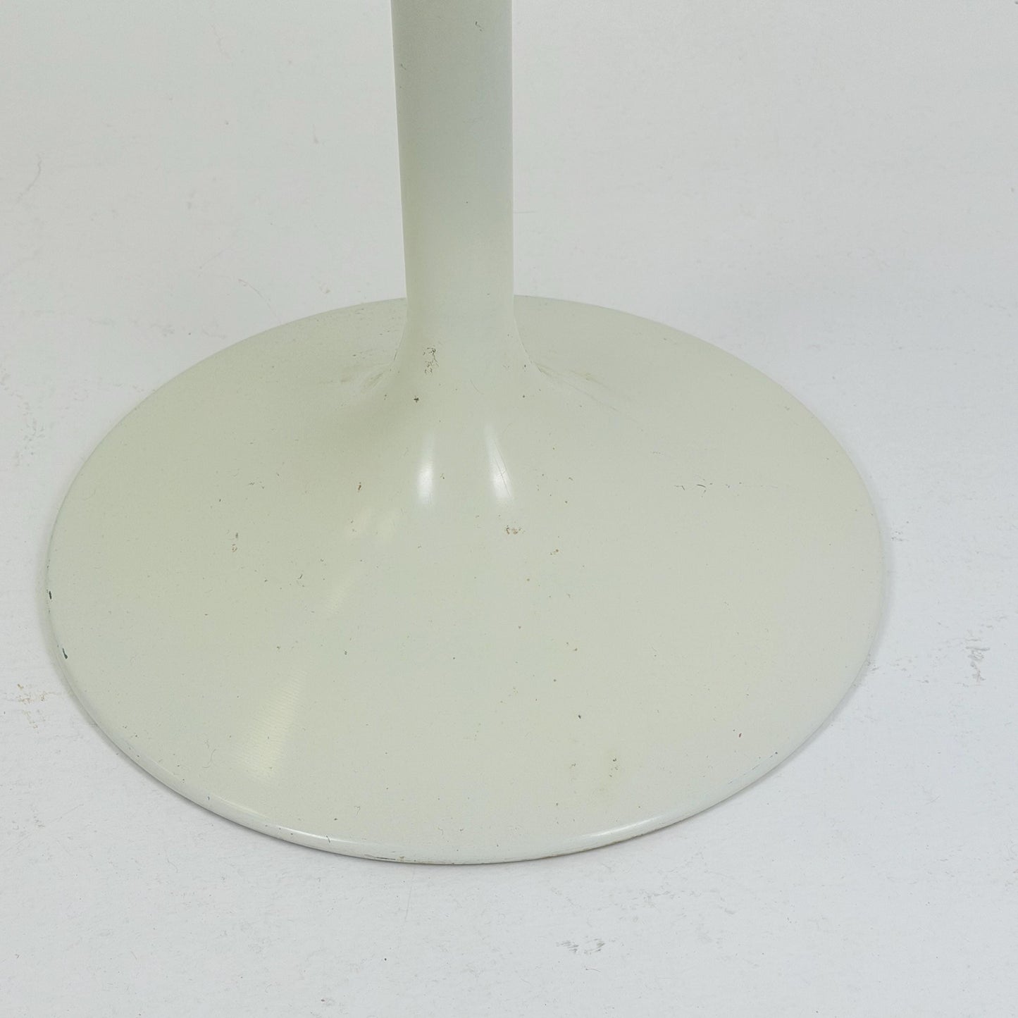 Mid Century Luna Space Age Side Table by Opal Germany 1970s – White Tulip Bedside