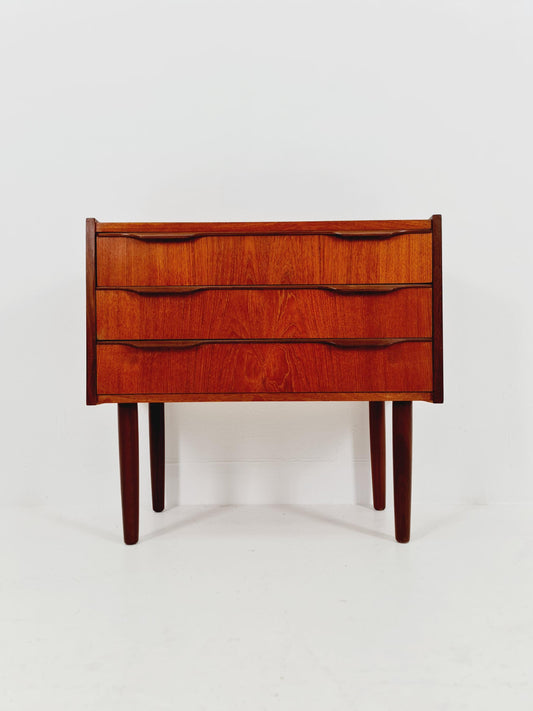 Midcentury danish drawer dresser /3 drawers 1960s
