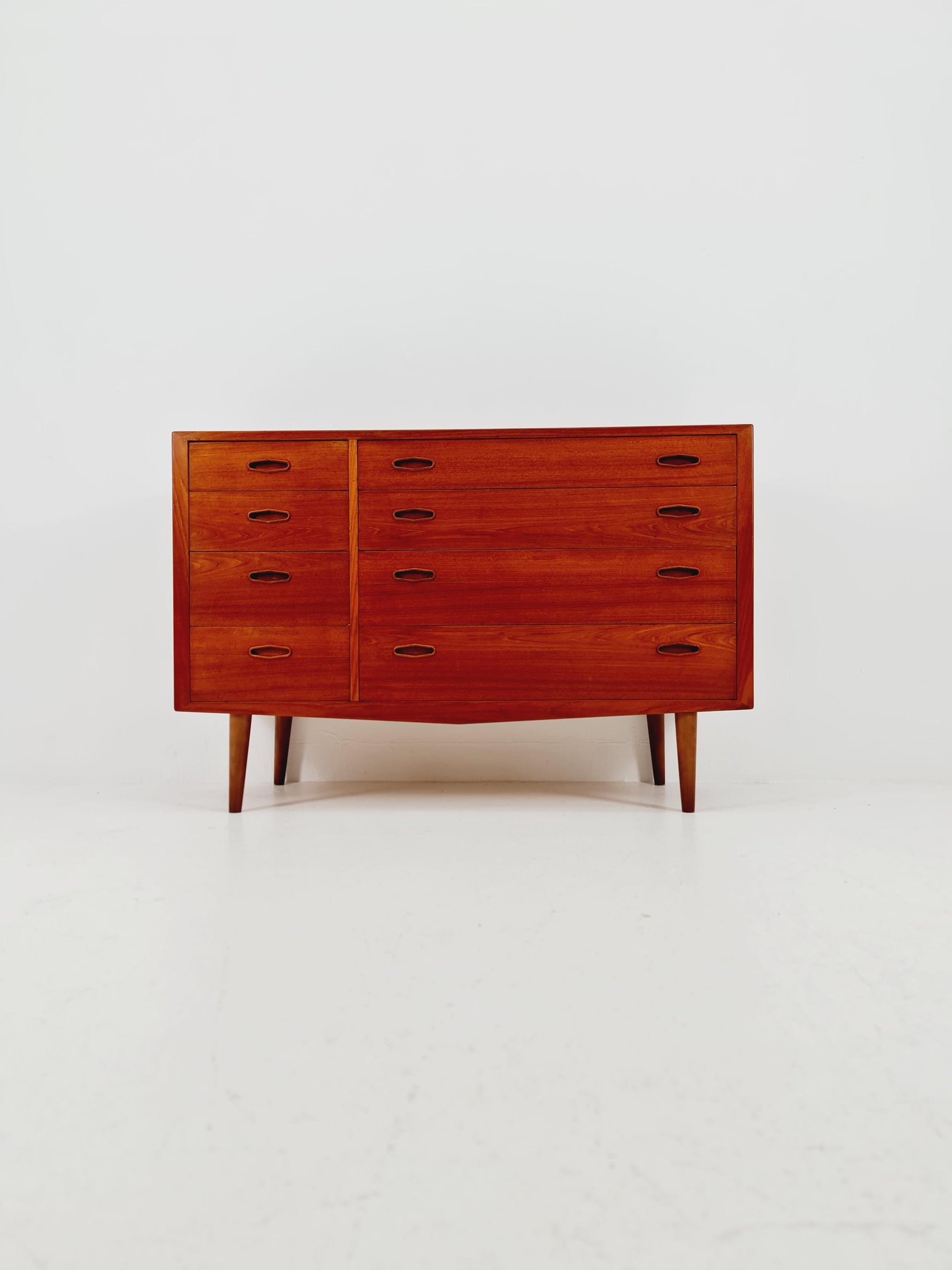 Rare Midcentury danish design chest of drawers By Novarad Jensen odense Denmark 1960s