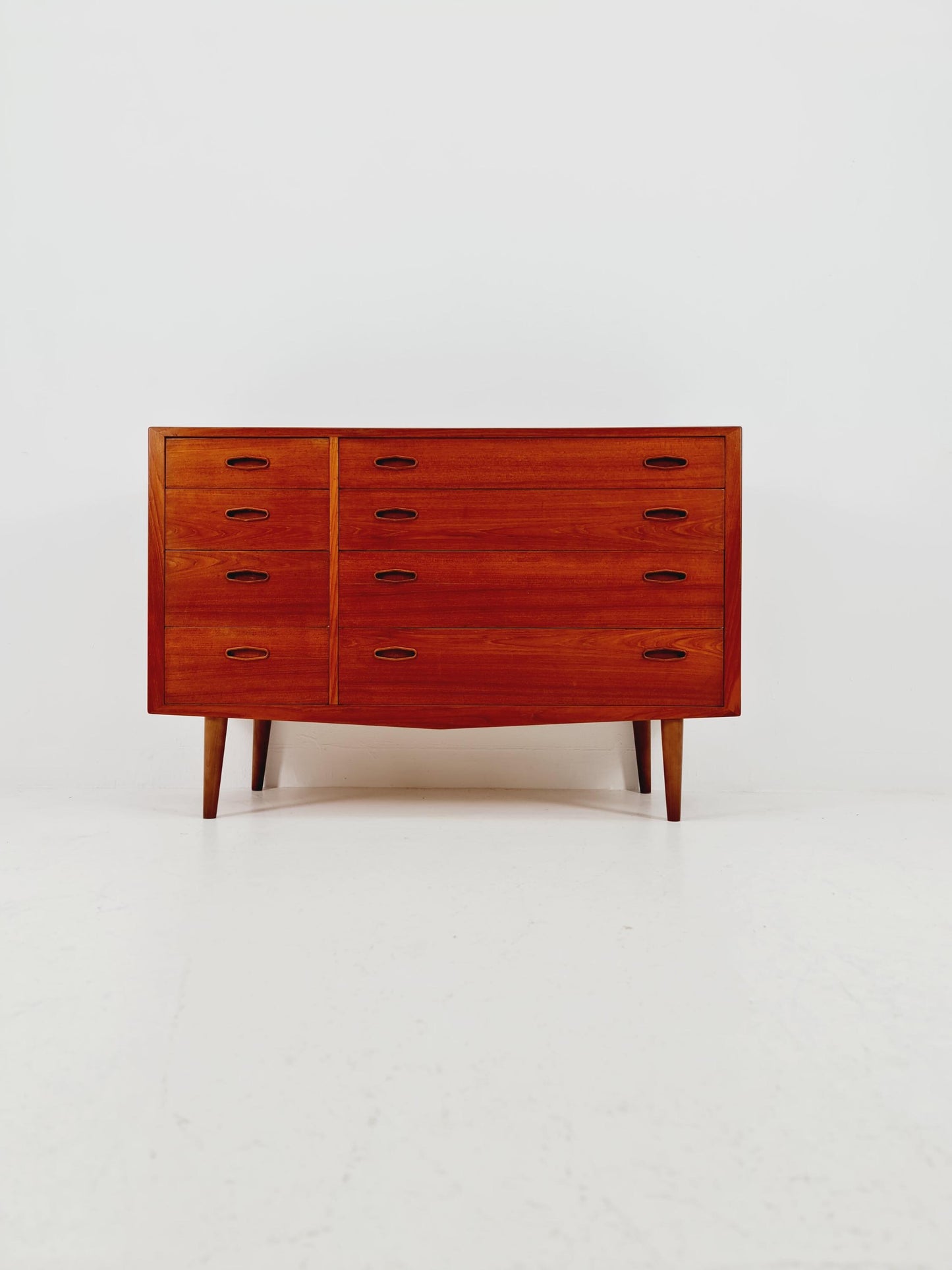 Rare Midcentury danish design chest of drawers By Novarad Jensen odense Denmark 1960s