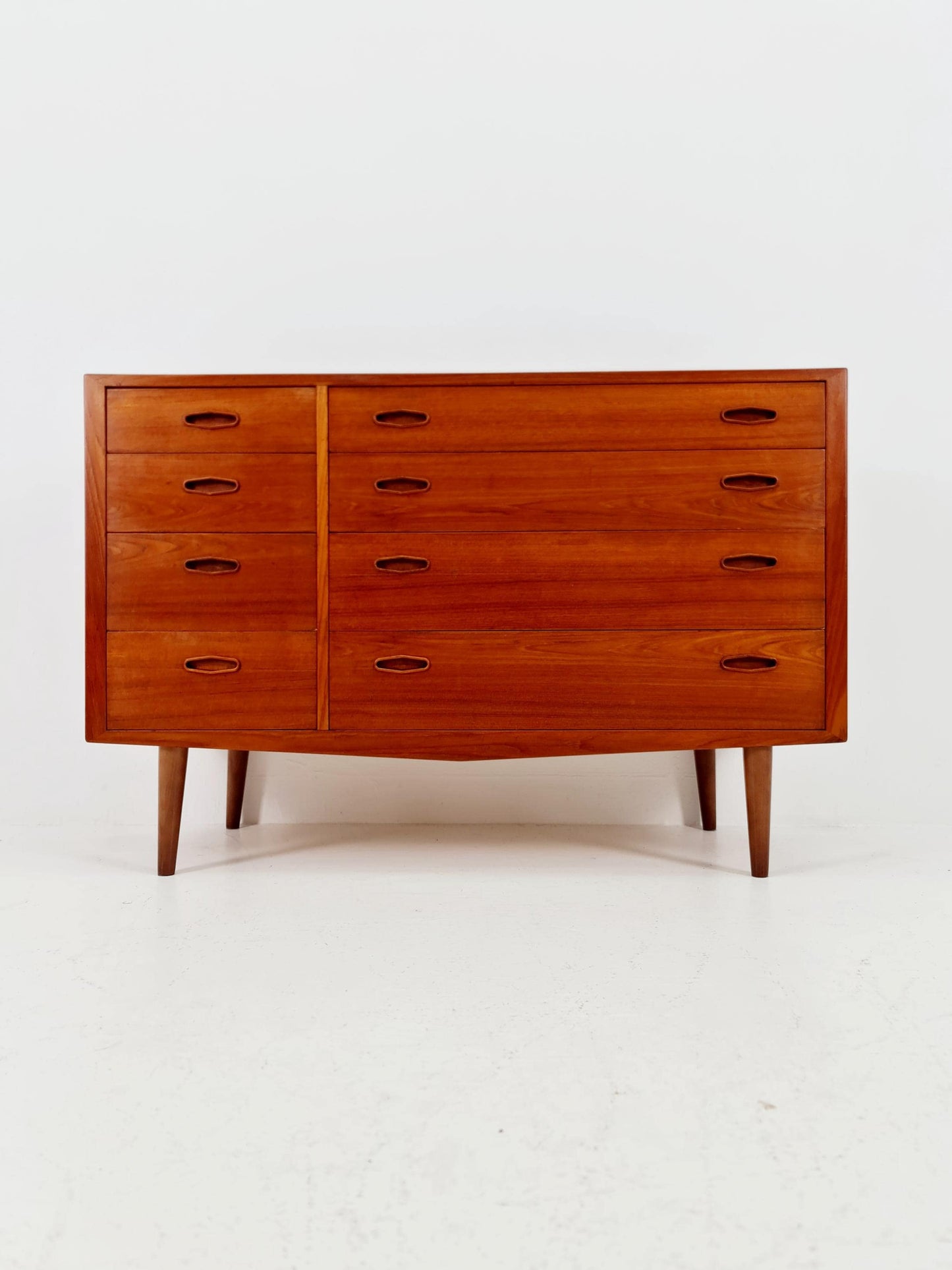 Rare Midcentury danish design chest of drawers By Novarad Jensen odense Denmark 1960s