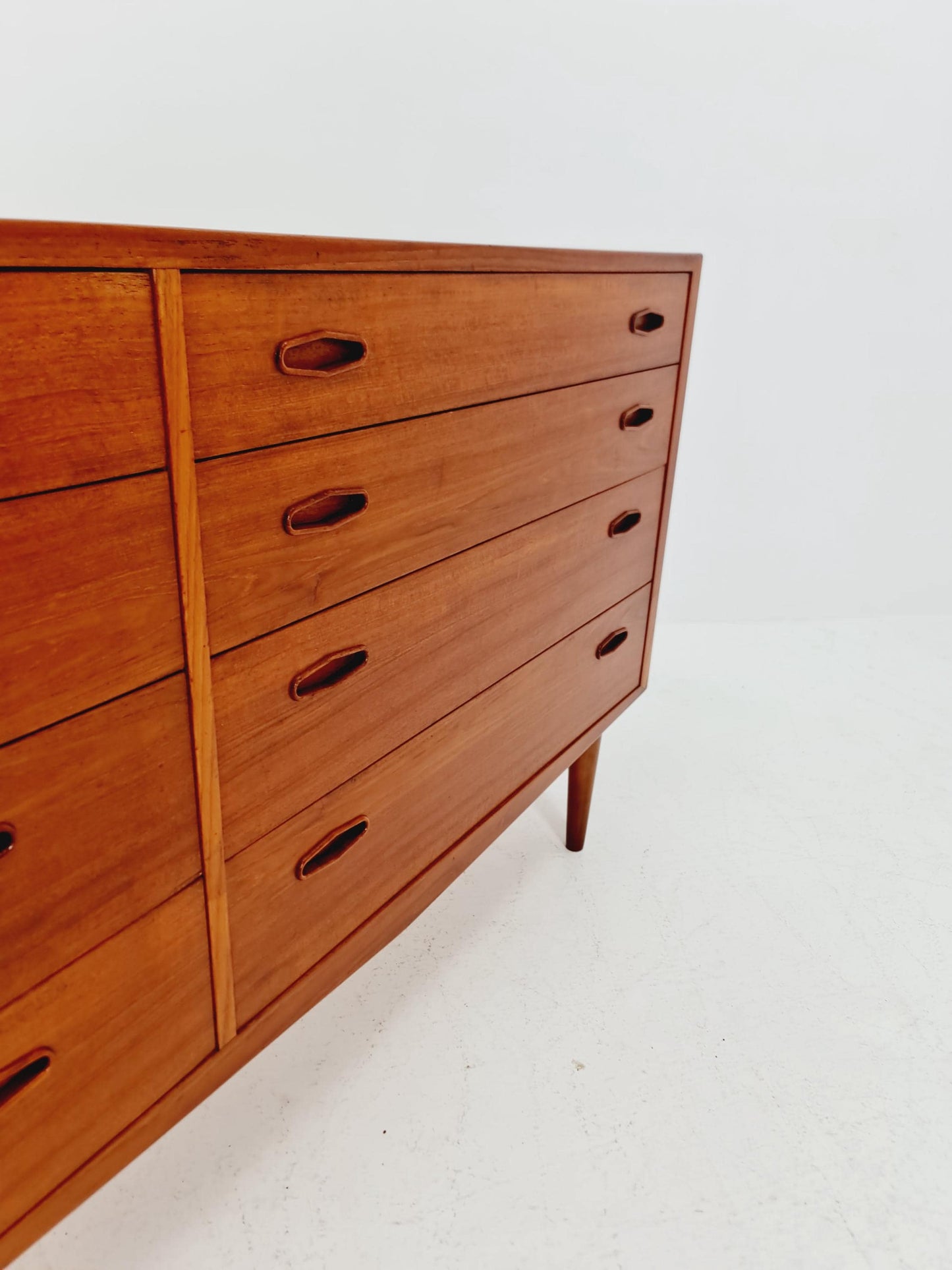 Rare Midcentury danish design chest of drawers By Novarad Jensen odense Denmark 1960s