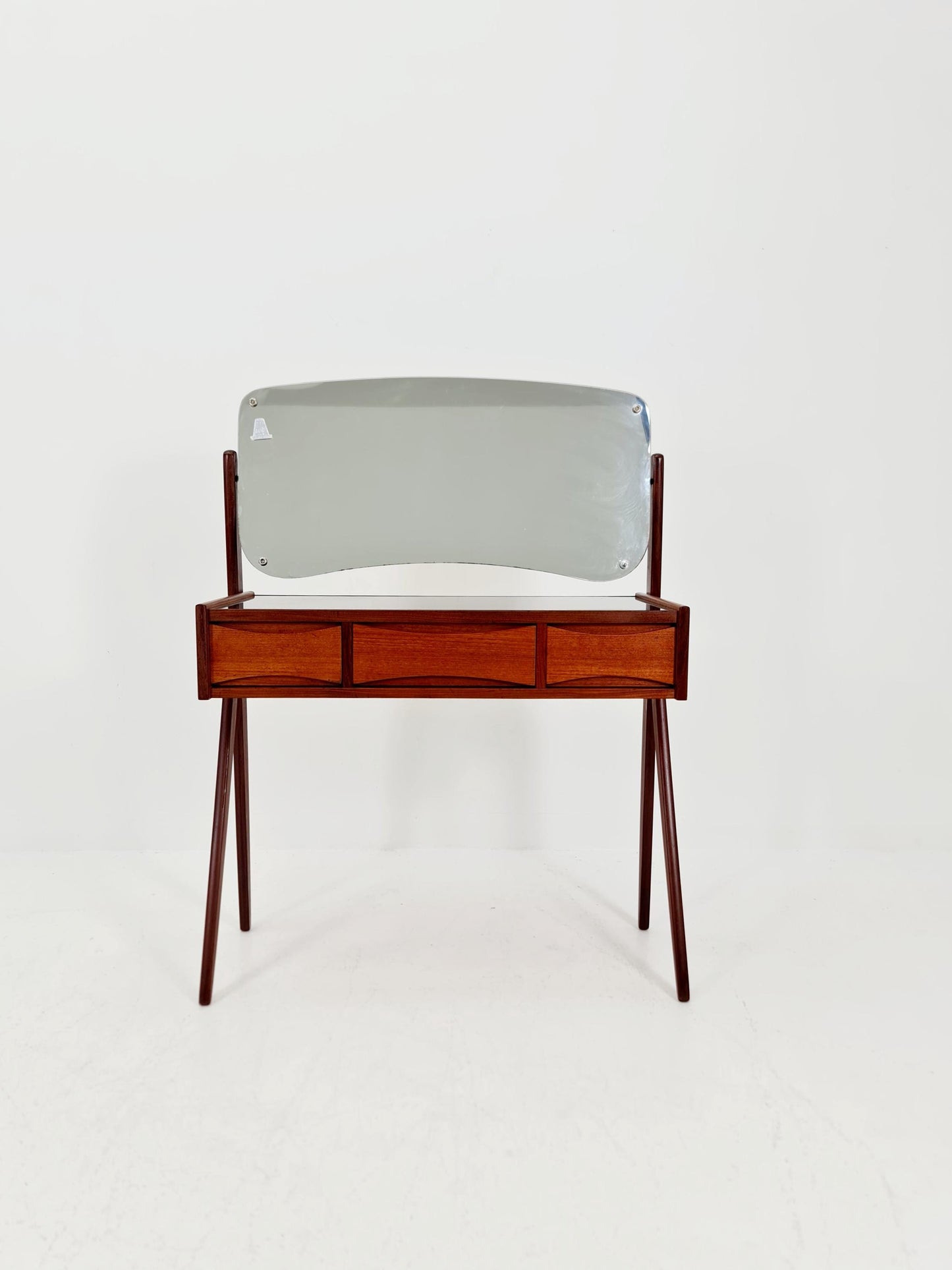 Rare Mid Century Modern Danish Teak vanity table/ make up table by Arne Vodder for Olholm , 1960