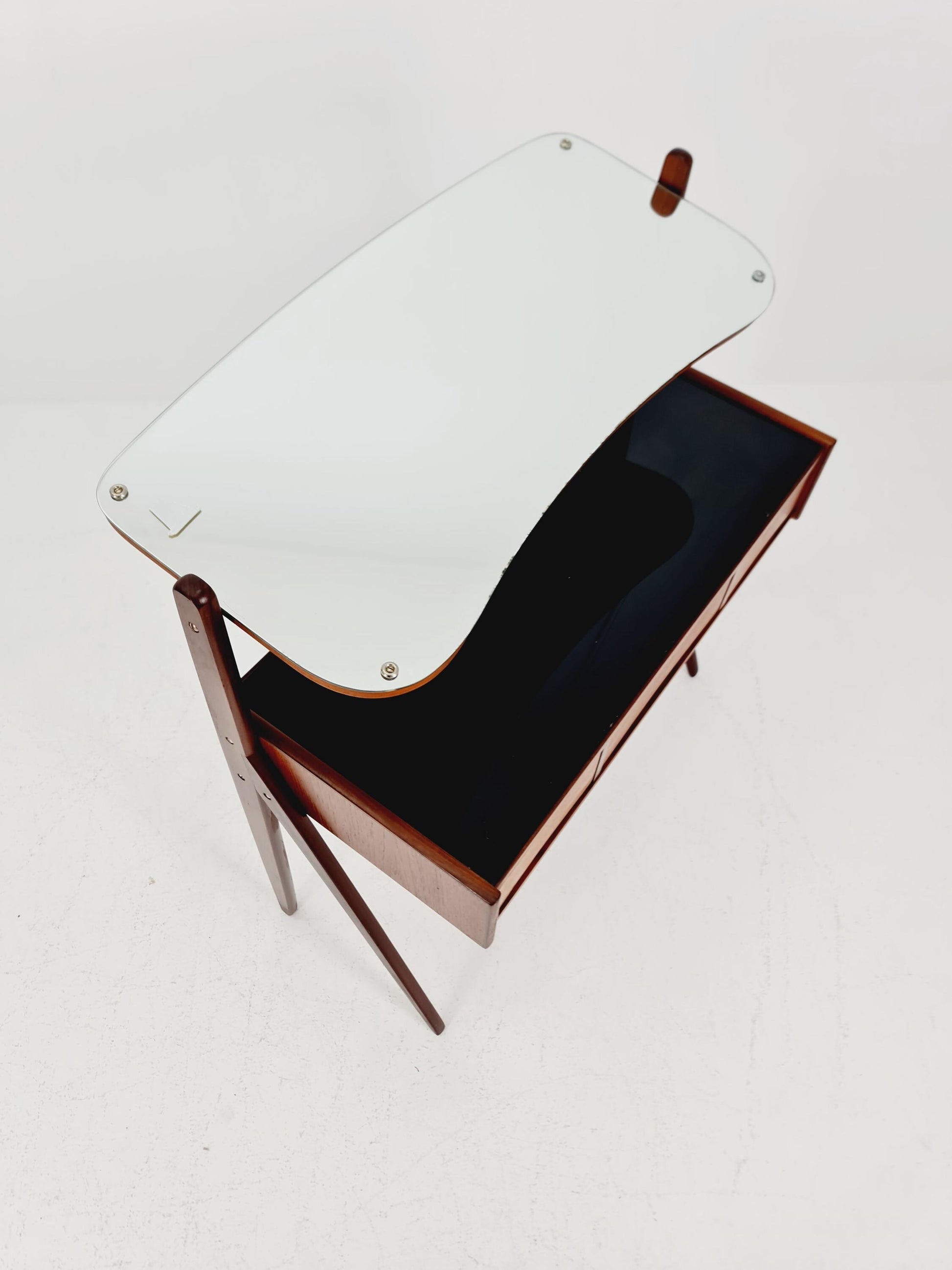 Rare Mid Century Modern Danish Teak vanity table/ make up table by Arne Vodder for Olholm , 1960