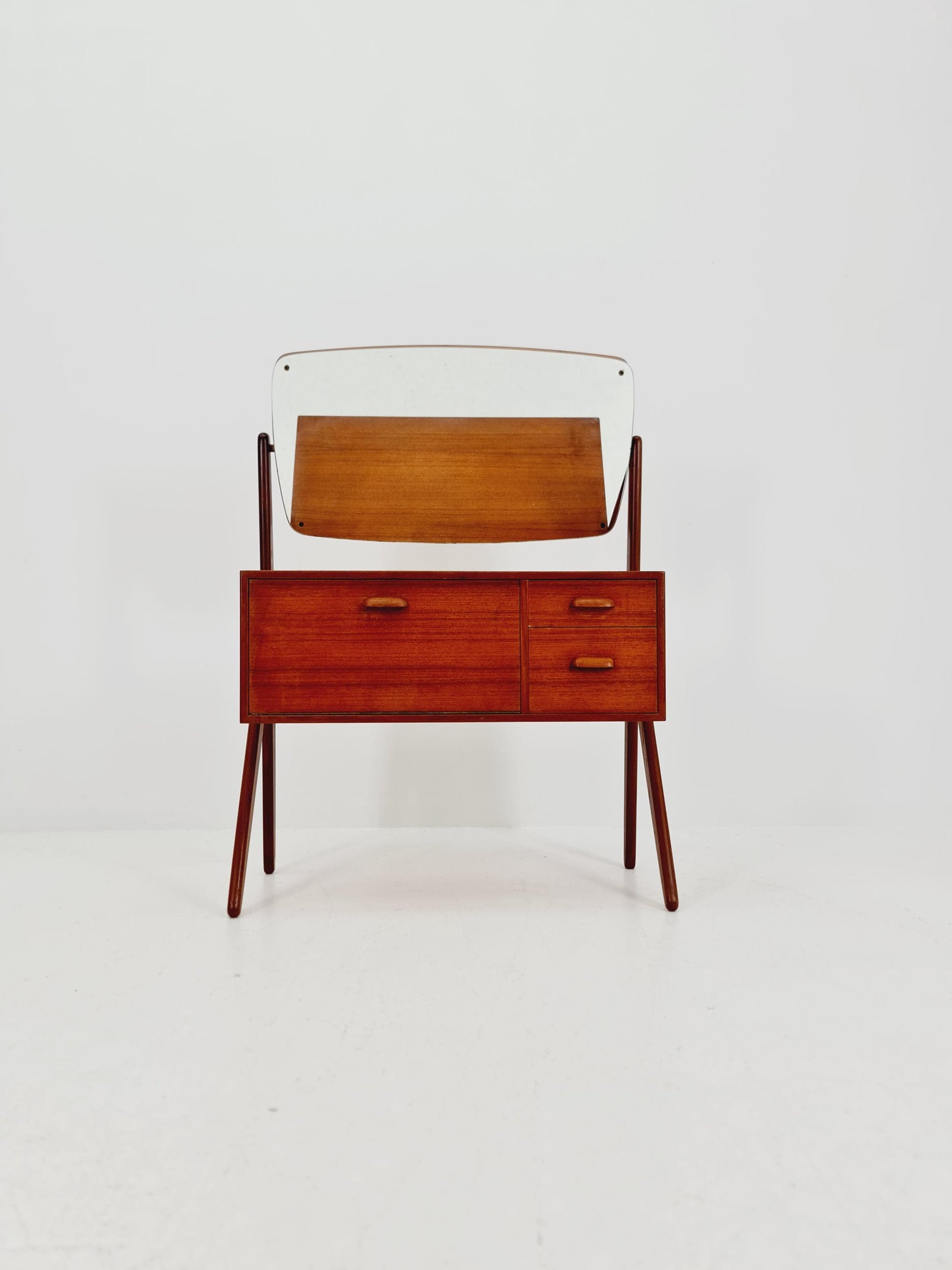 Rare Mid Century Modern Danish Teak vanity table/ make up table by Olhom Möbelfabrik , 1960