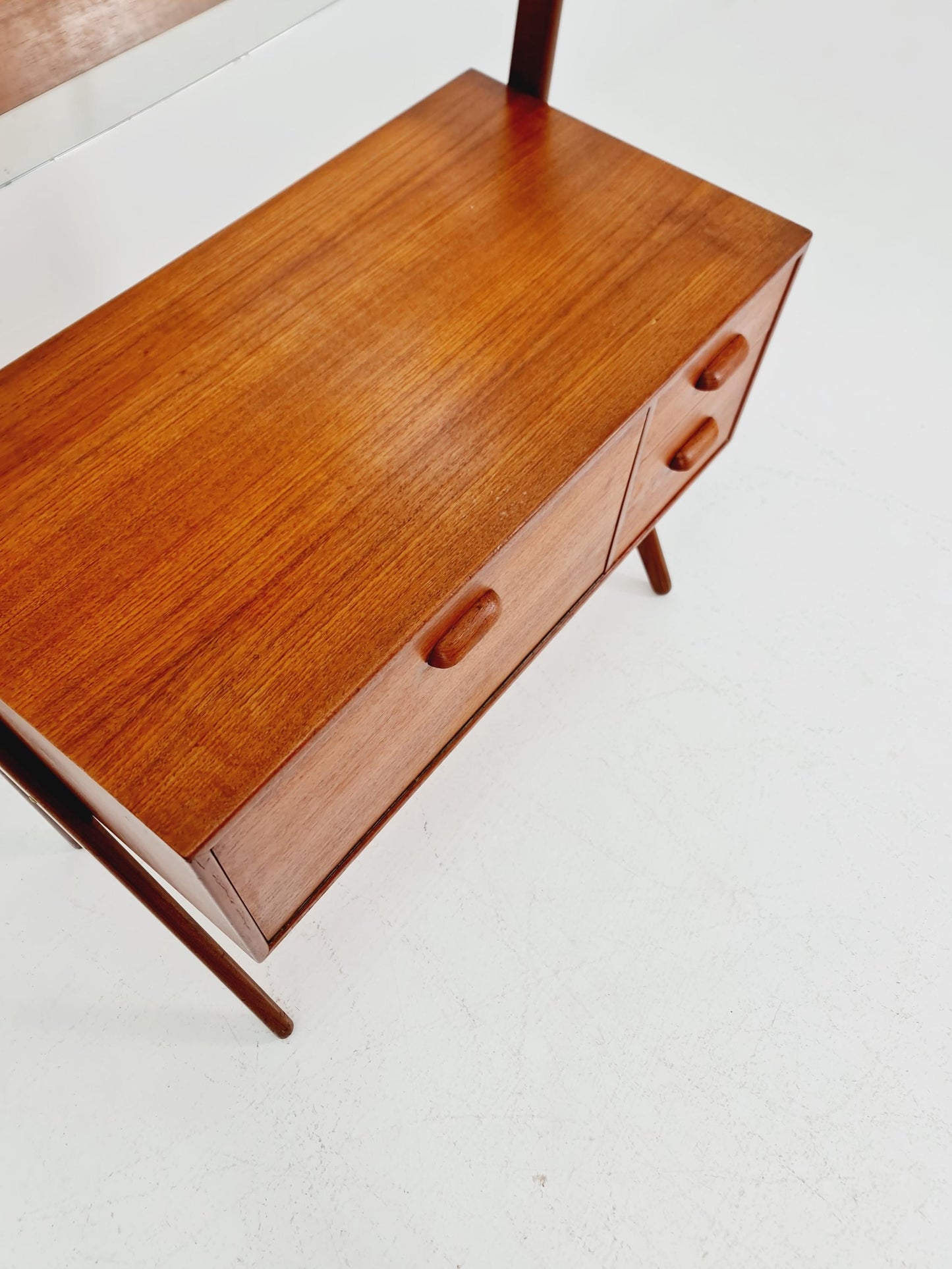 Rare Mid Century Modern Danish Teak vanity table/ make up table by Olhom Möbelfabrik , 1960
