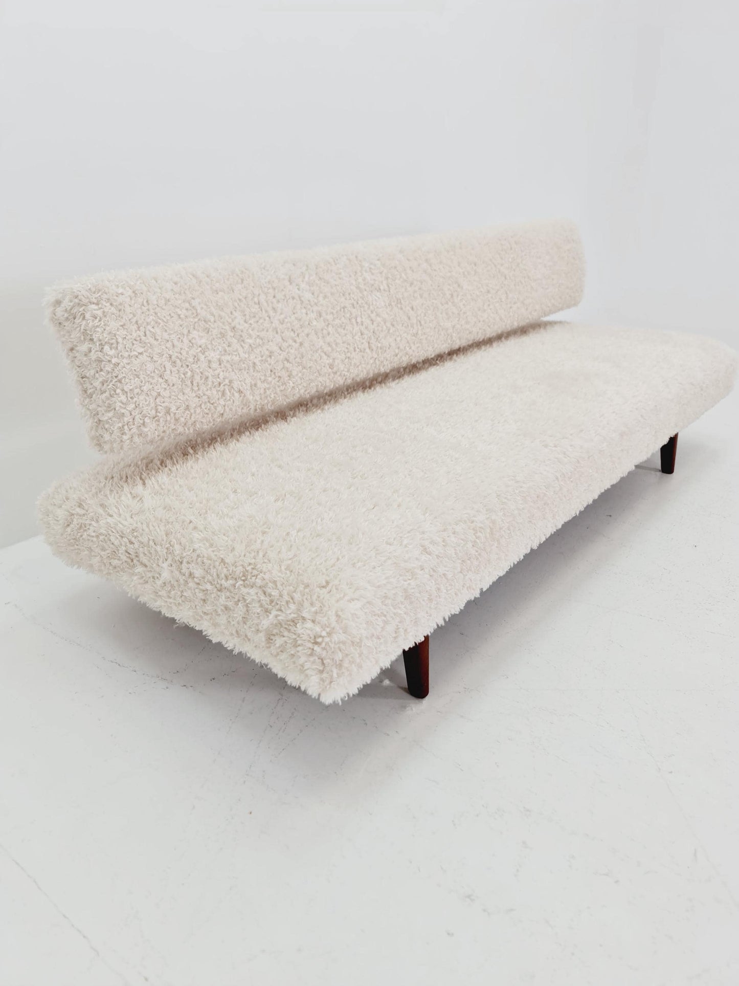 super Rare Midcentury Germen Daybed Teak wood by Franz Hohn for Honeta FH10 1950s
