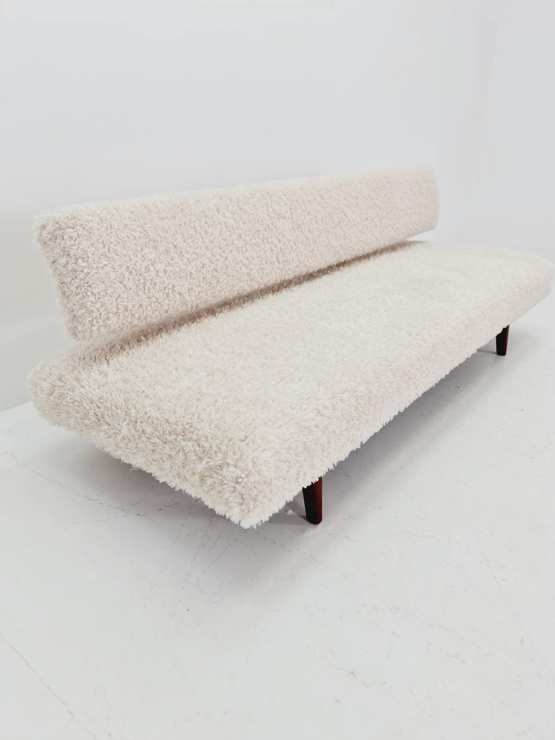 super Rare Midcentury Germen Daybed Teak wood by Franz Hohn for Honeta FH10 1950s