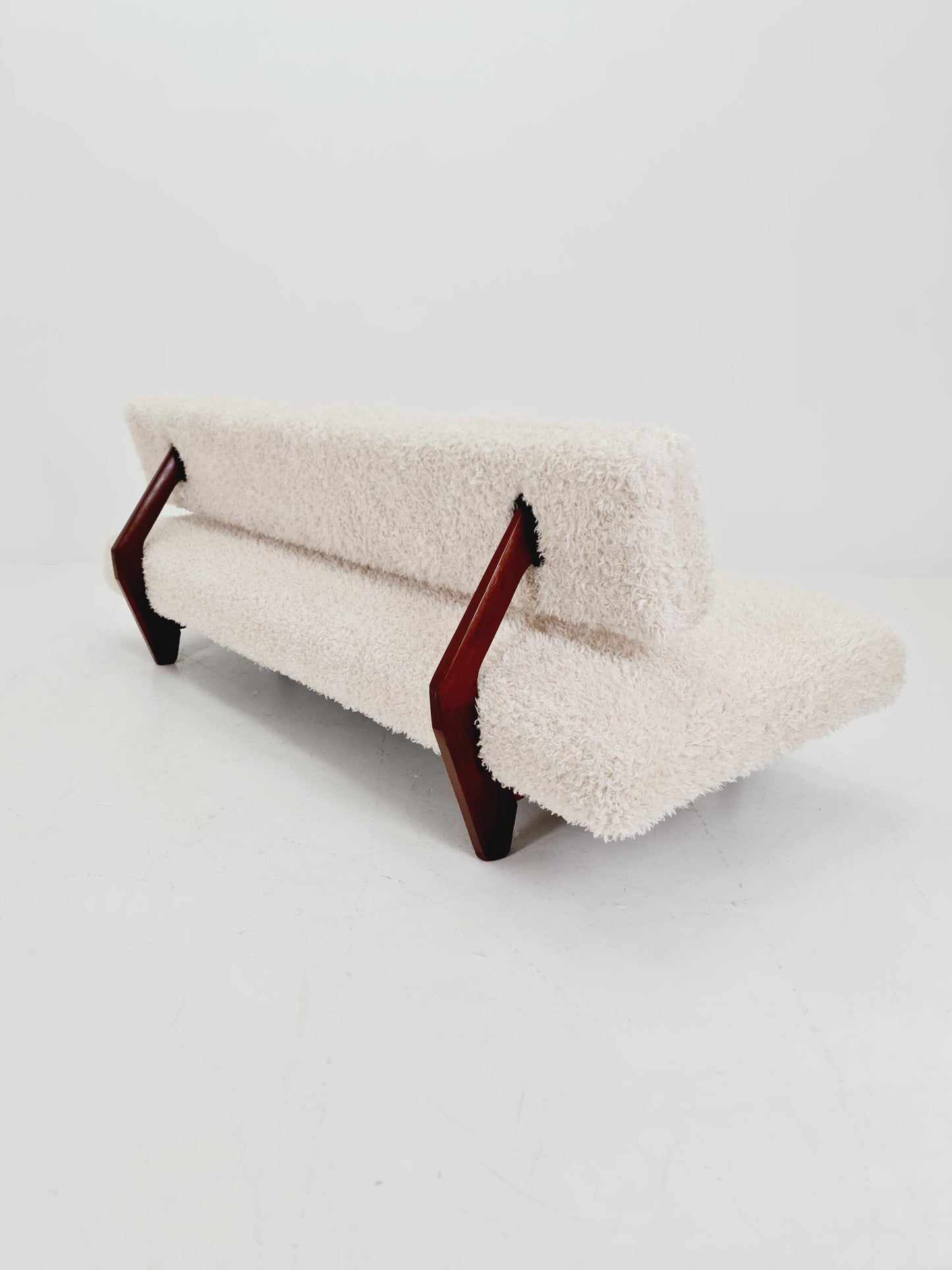 super Rare Midcentury Germen Daybed Teak wood by Franz Hohn for Honeta FH10 1950s