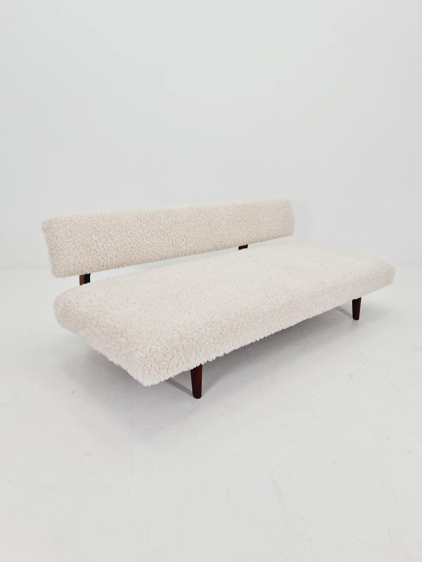 super Rare Midcentury Germen Daybed Teak wood by Franz Hohn for Honeta FH10 1950s