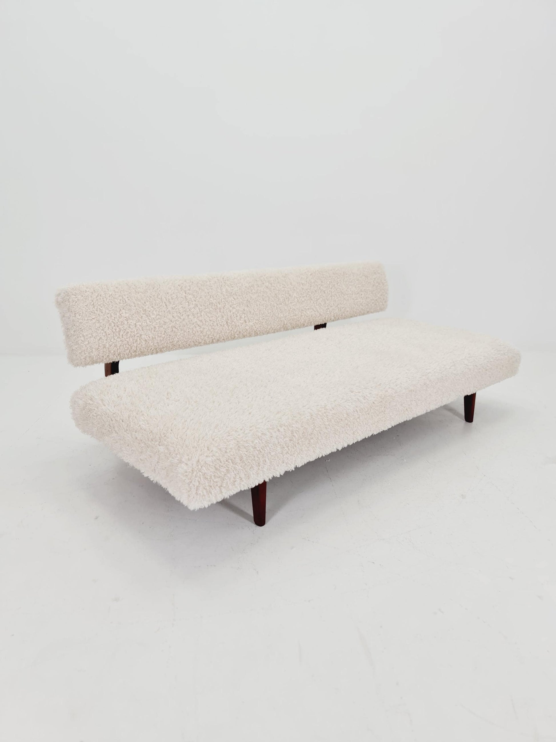 super Rare Midcentury Germen Daybed Teak wood by Franz Hohn for Honeta FH10 1950s