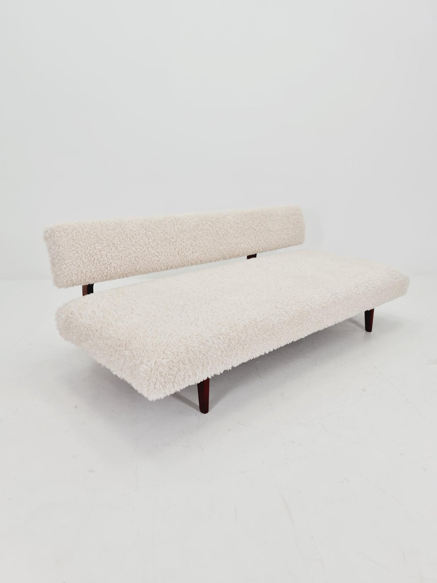 super Rare Midcentury Germen Daybed Teak wood by Franz Hohn for Honeta FH10 1950s