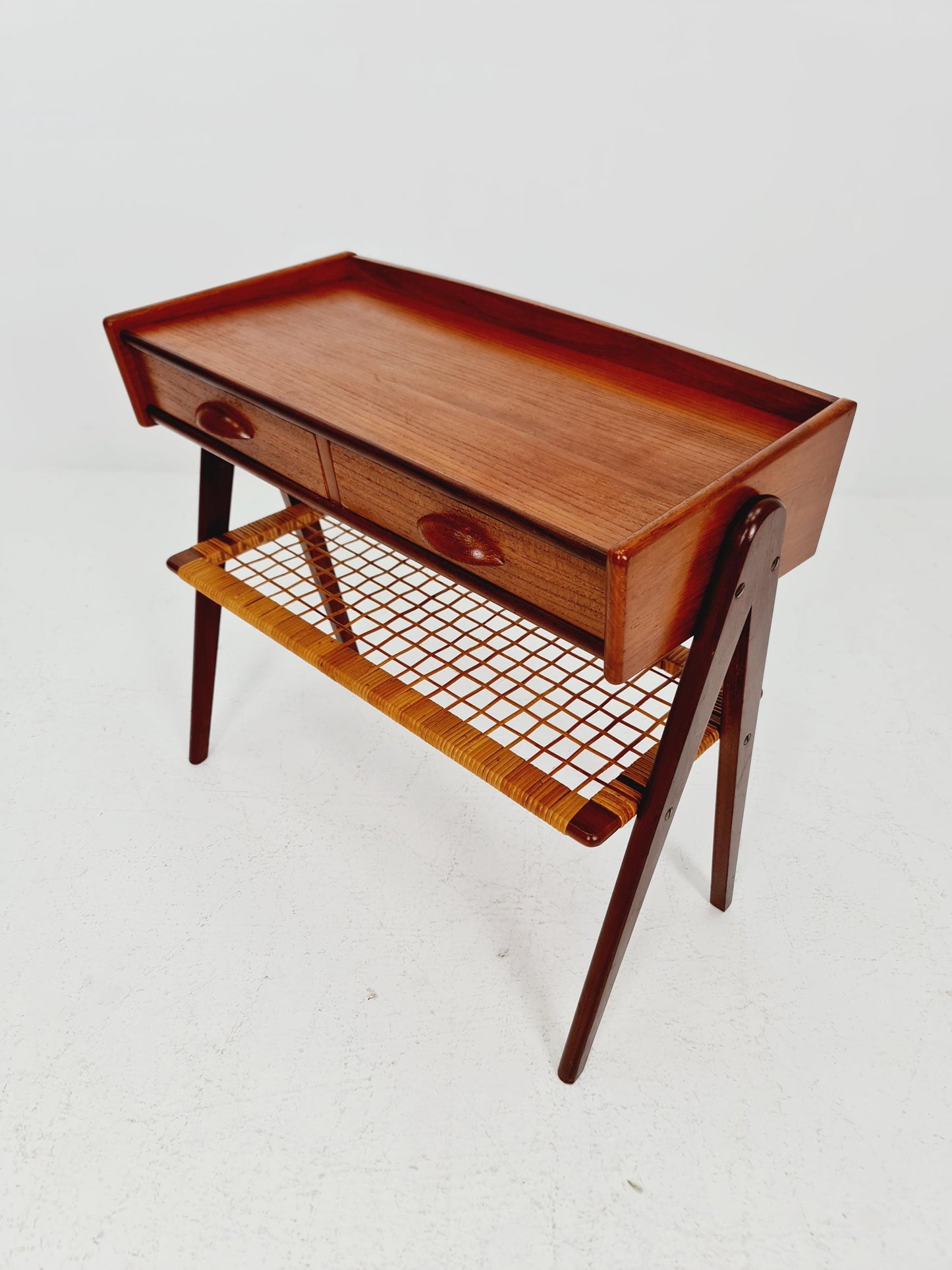 Midcentury danish Teak Vintage Side table/Nightstand By Soren Rasmussen 1960s