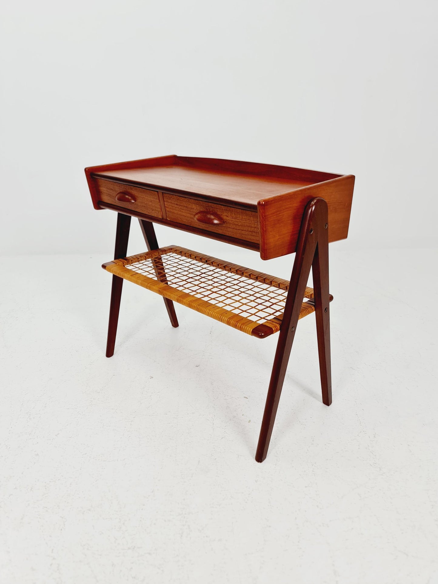 Midcentury danish Teak Vintage Side table/Nightstand By Soren Rasmussen 1960s