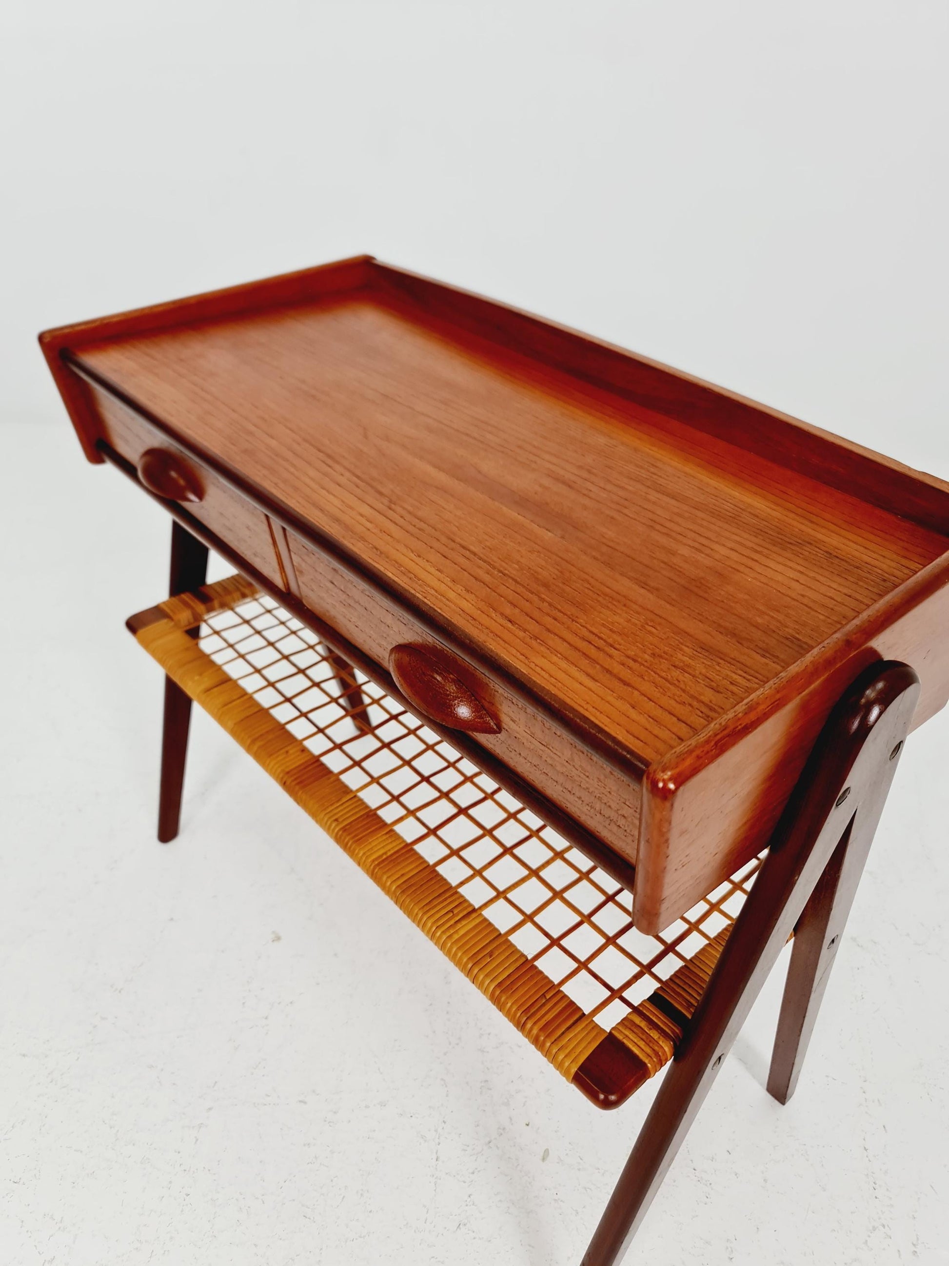 Midcentury danish Teak Vintage Side table/Nightstand By Soren Rasmussen 1960s