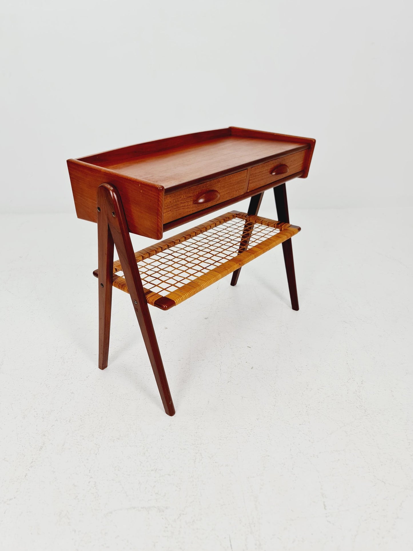 Midcentury danish Teak Vintage Side table/Nightstand By Soren Rasmussen 1960s