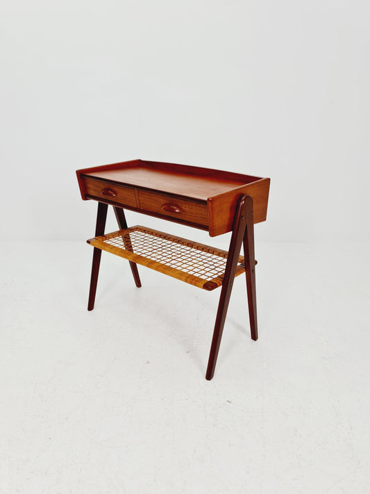 Midcentury danish Teak Vintage Side table/Nightstand By Soren Rasmussen 1960s
