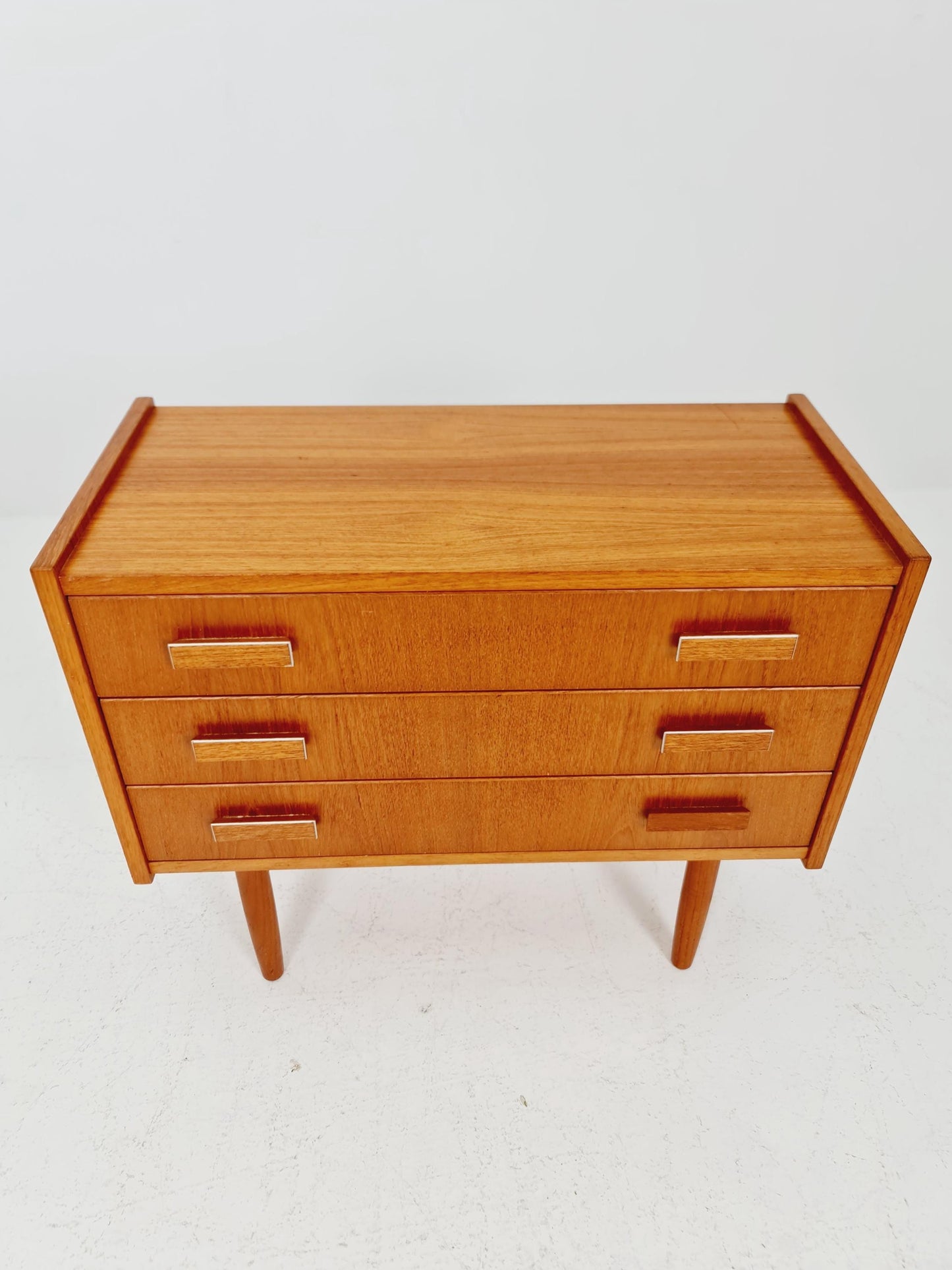 Midcentury danish drawer dresser /3 drawers By Ejsing Möbelfabrik A/S 1960s