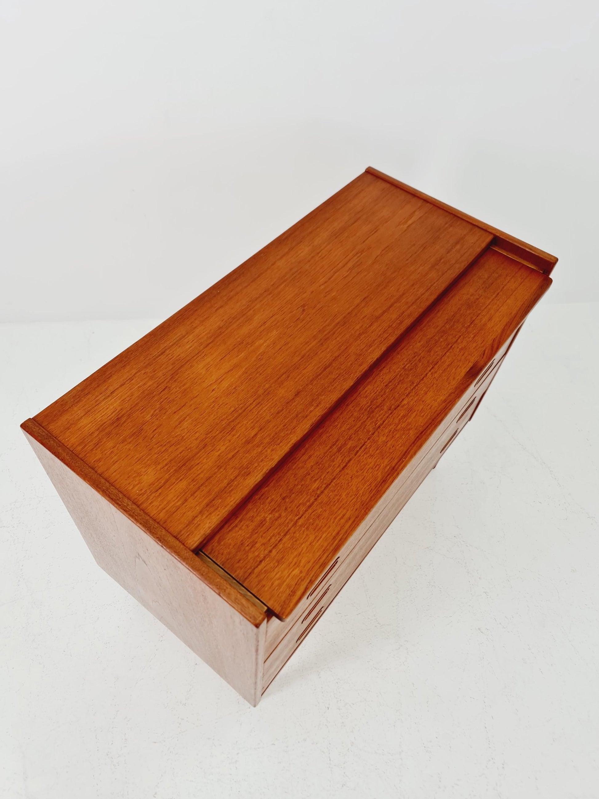 Midcentury Danish vintage teak secretary, vanity /Make up table for Olholm Möbelfabrik , 1960s