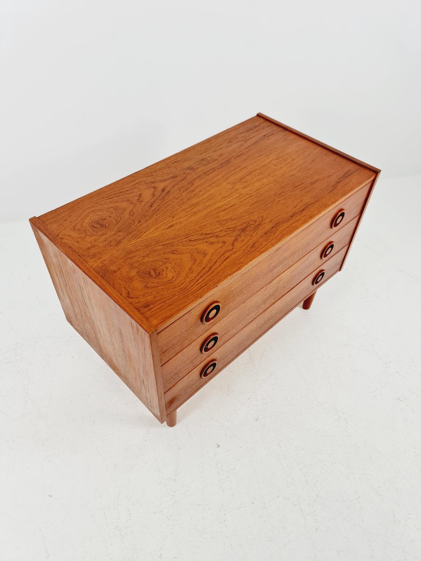 Midcentury danish design chest of drawers / drawer dresser /3 drawers cabinet, 1960s