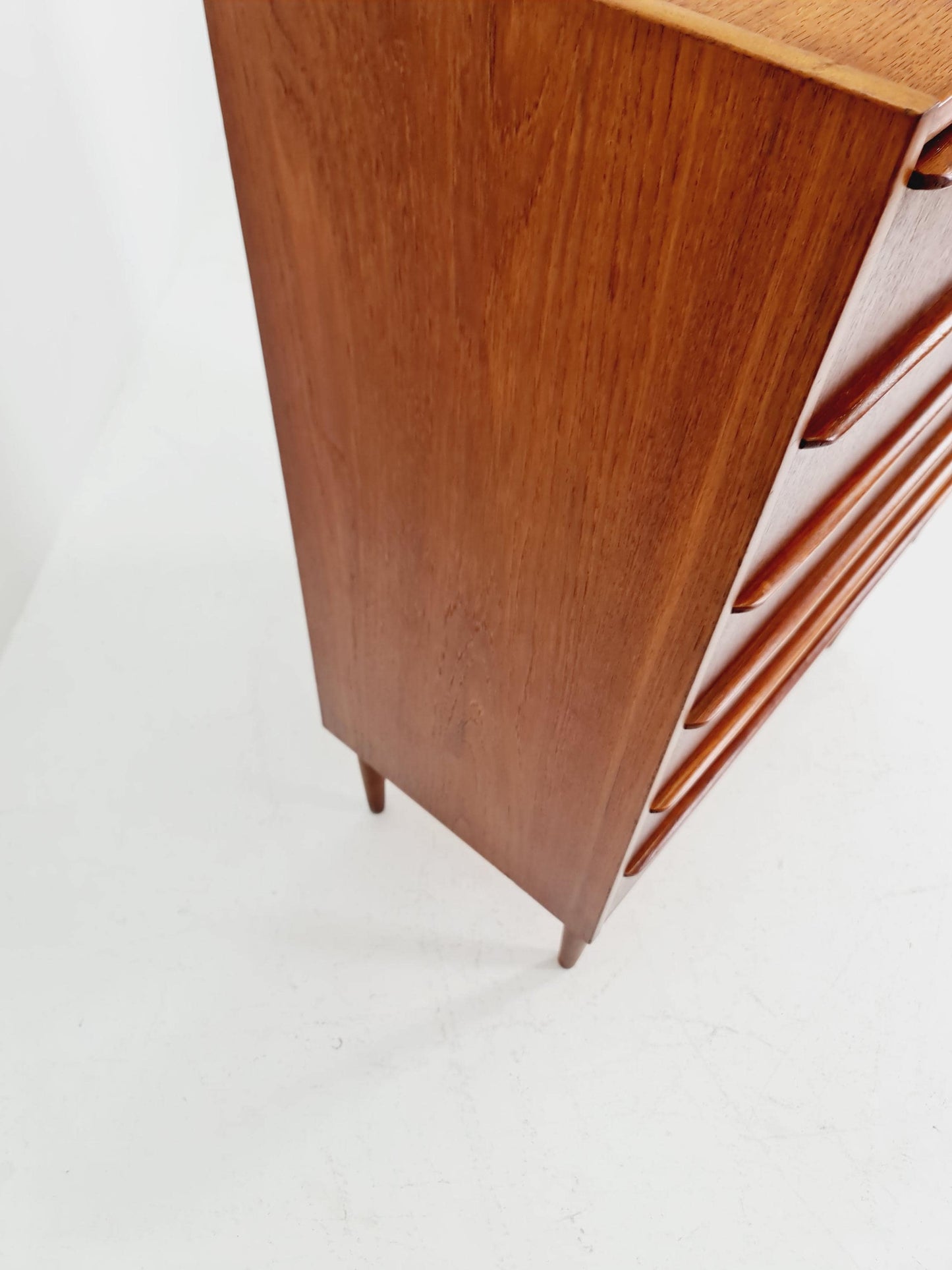 Midcentury danish design chest of drawers / drawer dresser /6 drawers cabinet By Ejsing Möbelfabrik 1960s