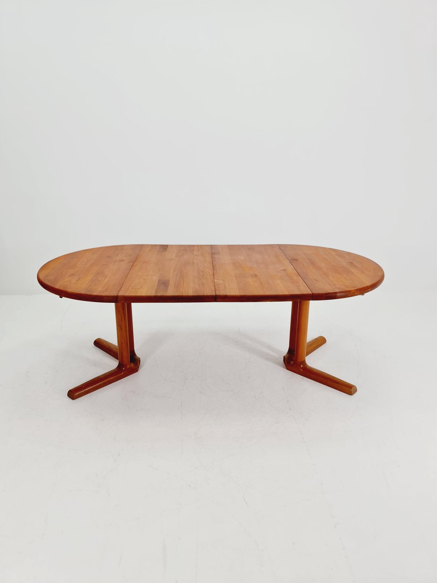 Mid century extendable Danish Modern Solid Teak XXL dining table by Dyrlund MöbelFabrik , 1970s