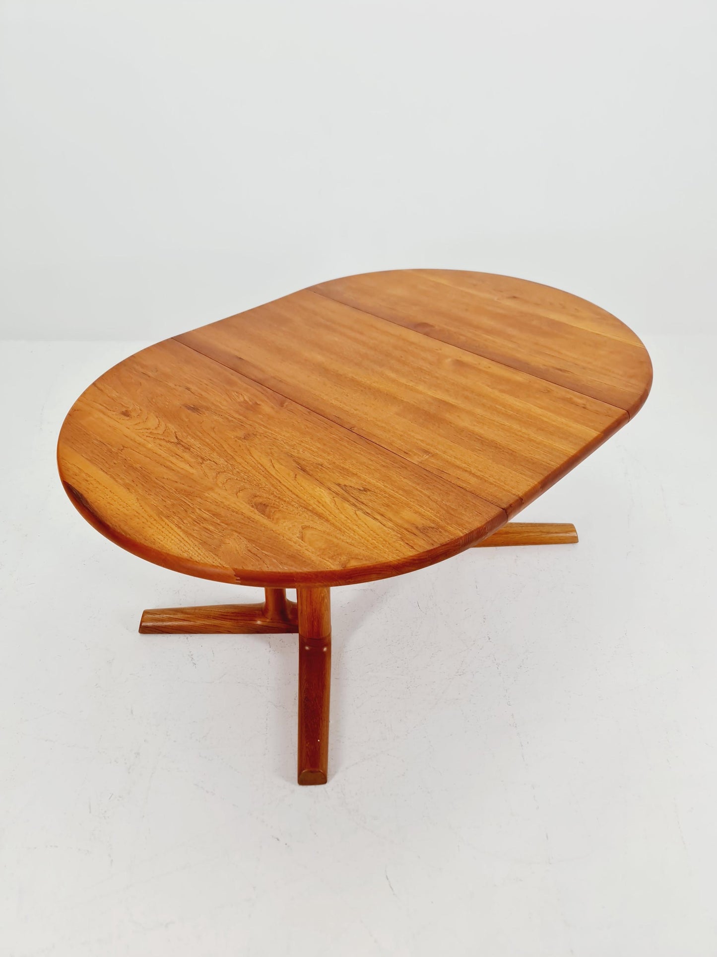 Mid century extendable Danish Modern Solid Teak XXL dining table by Dyrlund MöbelFabrik , 1970s