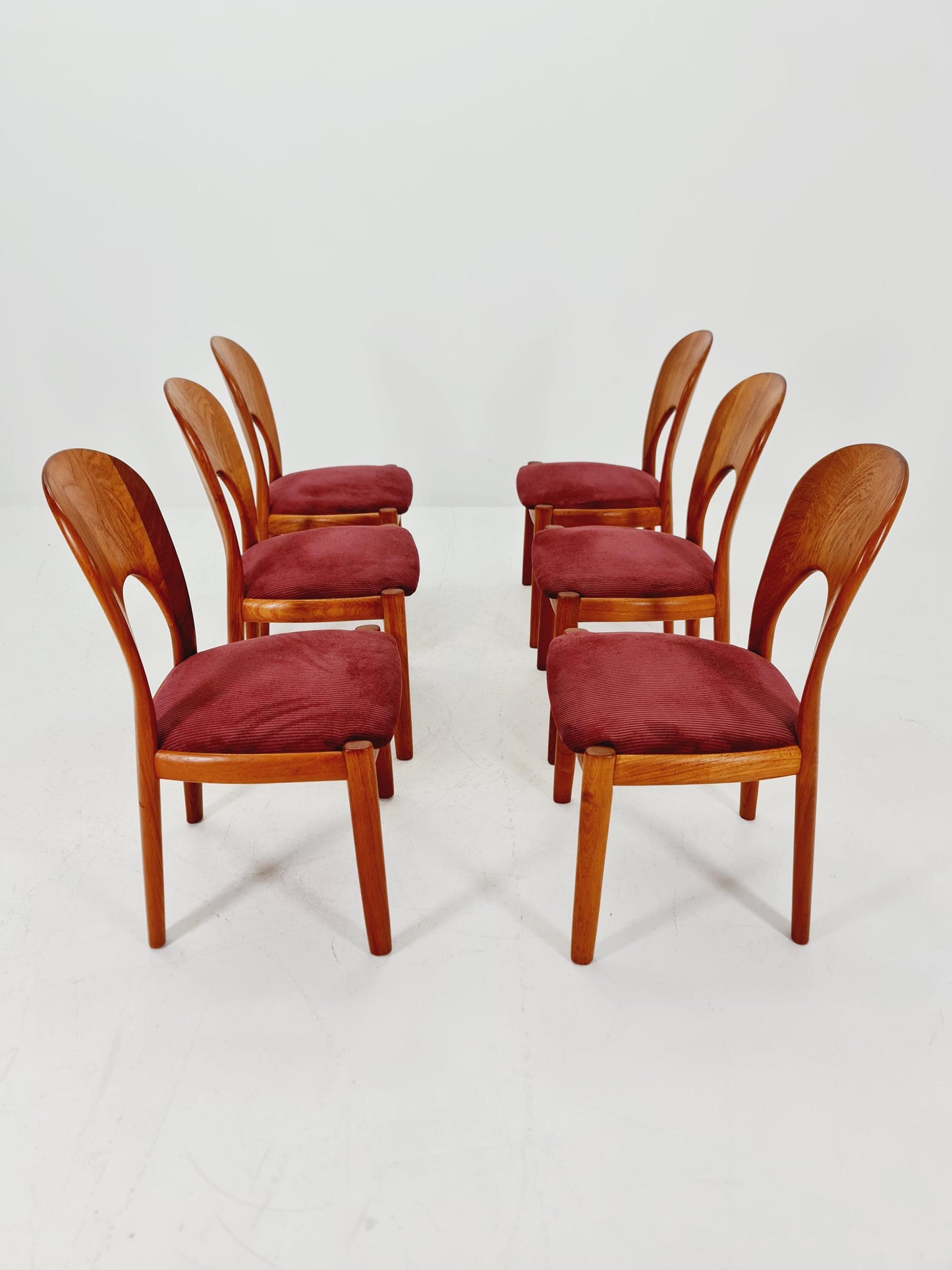 Midcentury teak Dining chairs by Niels Koefoed, 1960s, set of 6