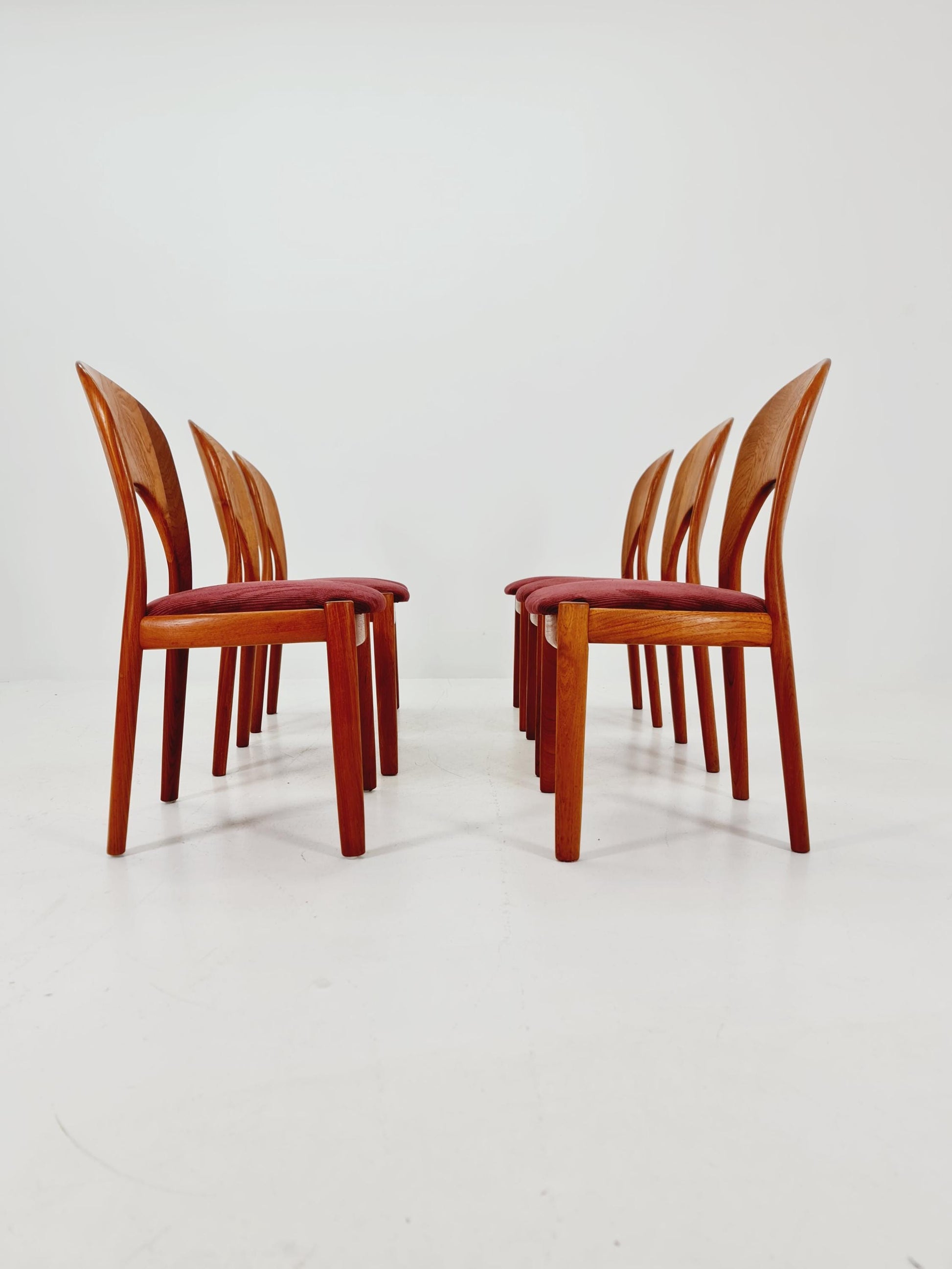 Midcentury teak Dining chairs by Niels Koefoed, 1960s, set of 6