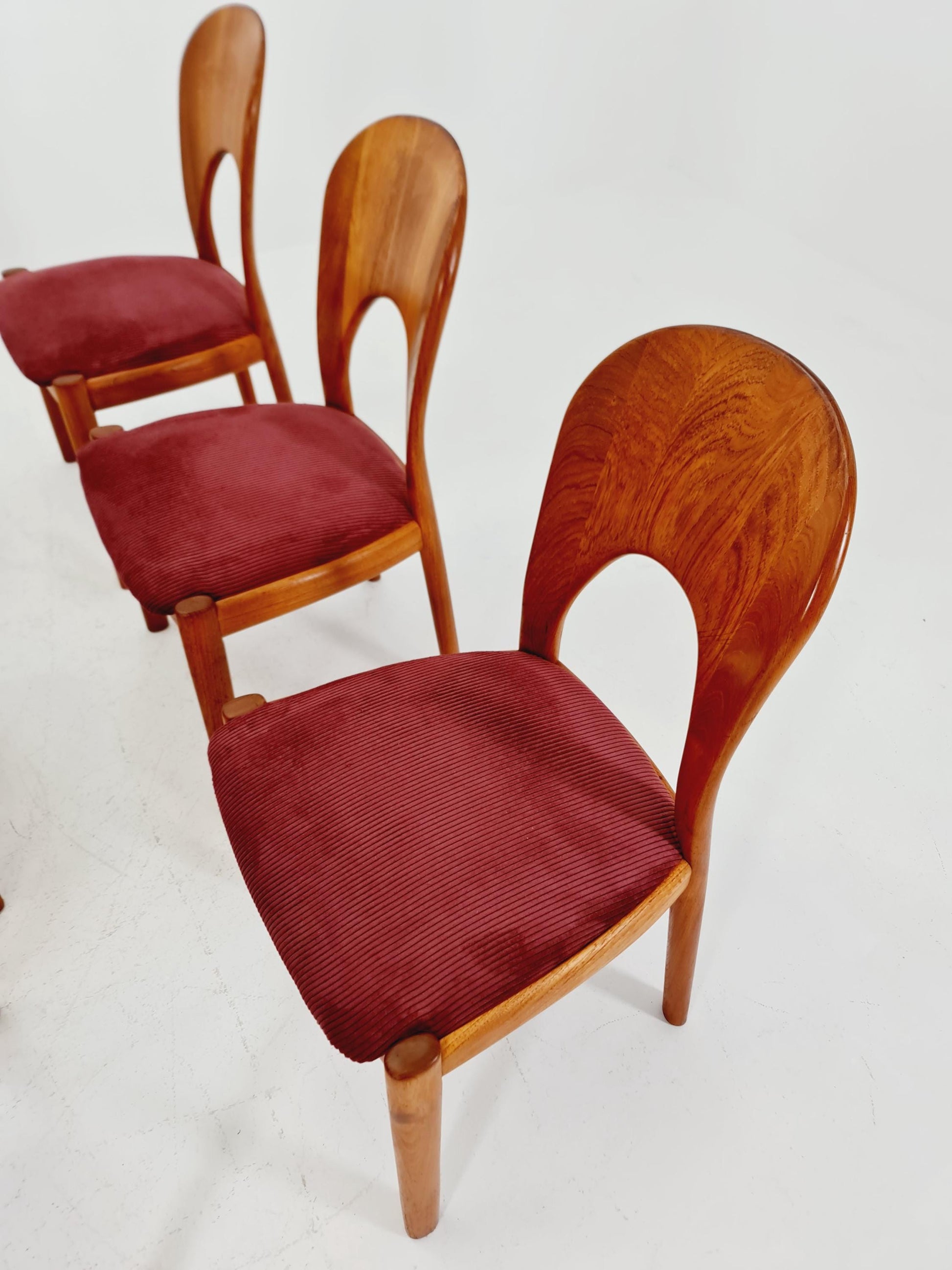 Midcentury teak Dining chairs by Niels Koefoed, 1960s, set of 6