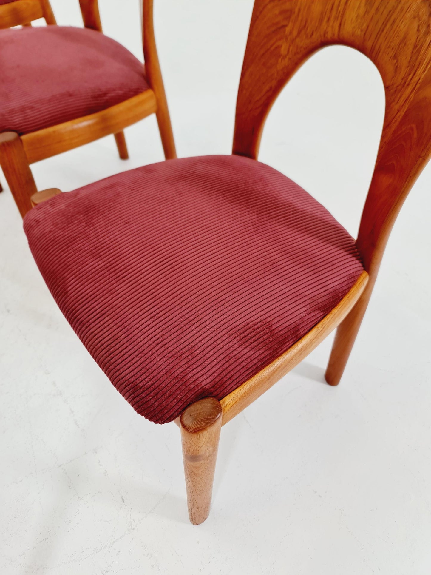 Midcentury teak Dining chairs by Niels Koefoed, 1960s, set of 6