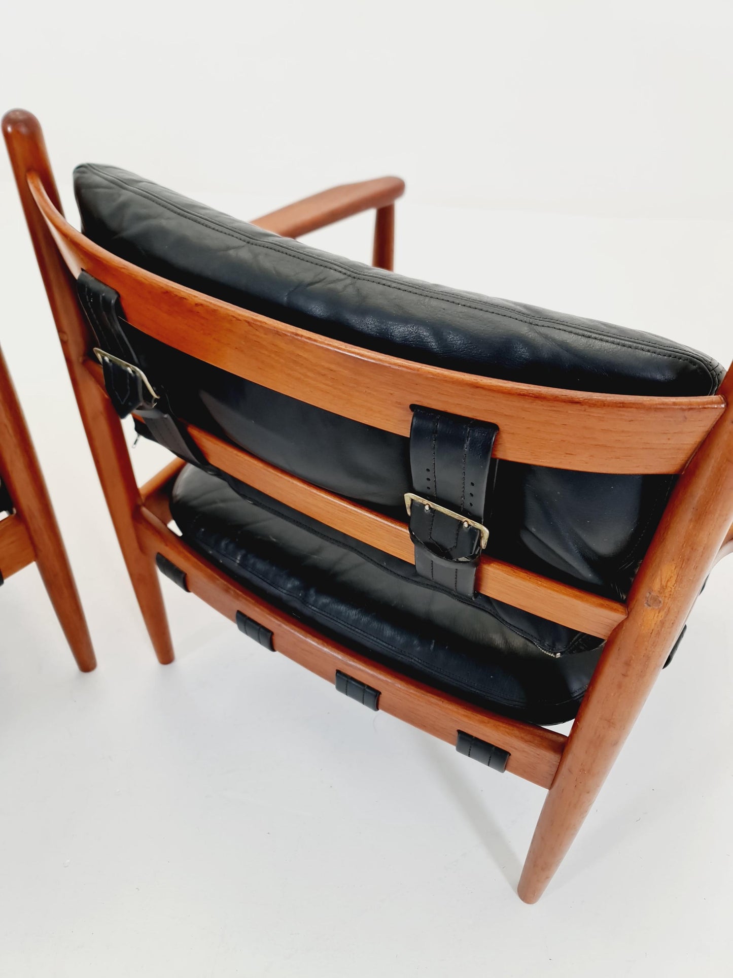 Mid-Century Modern Arm Chairs by Sven Ellekaer for Coja 1960s Set of 2