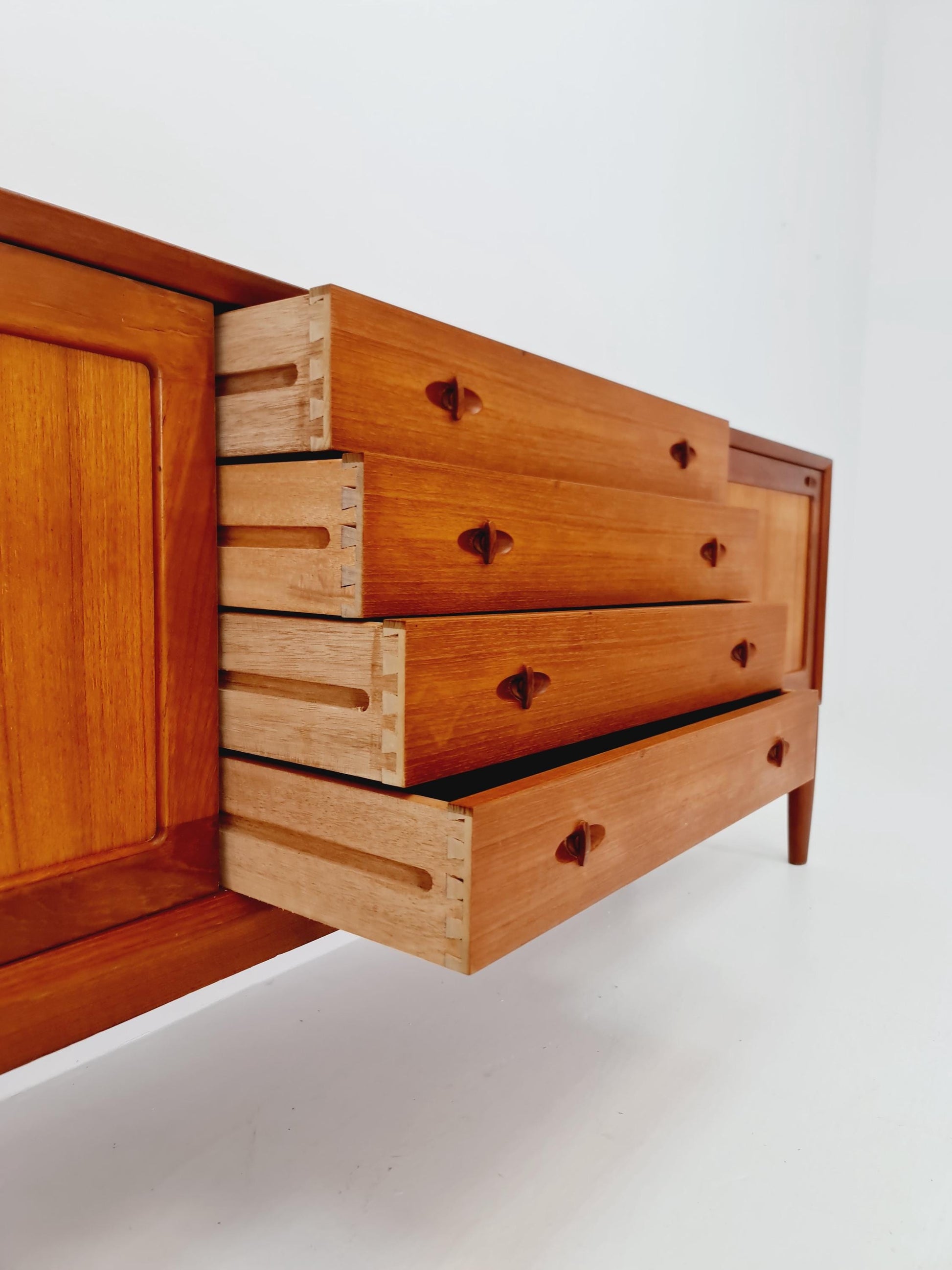 Danish Teak Sideboard by H.W Klein for Bramin, 1960s
