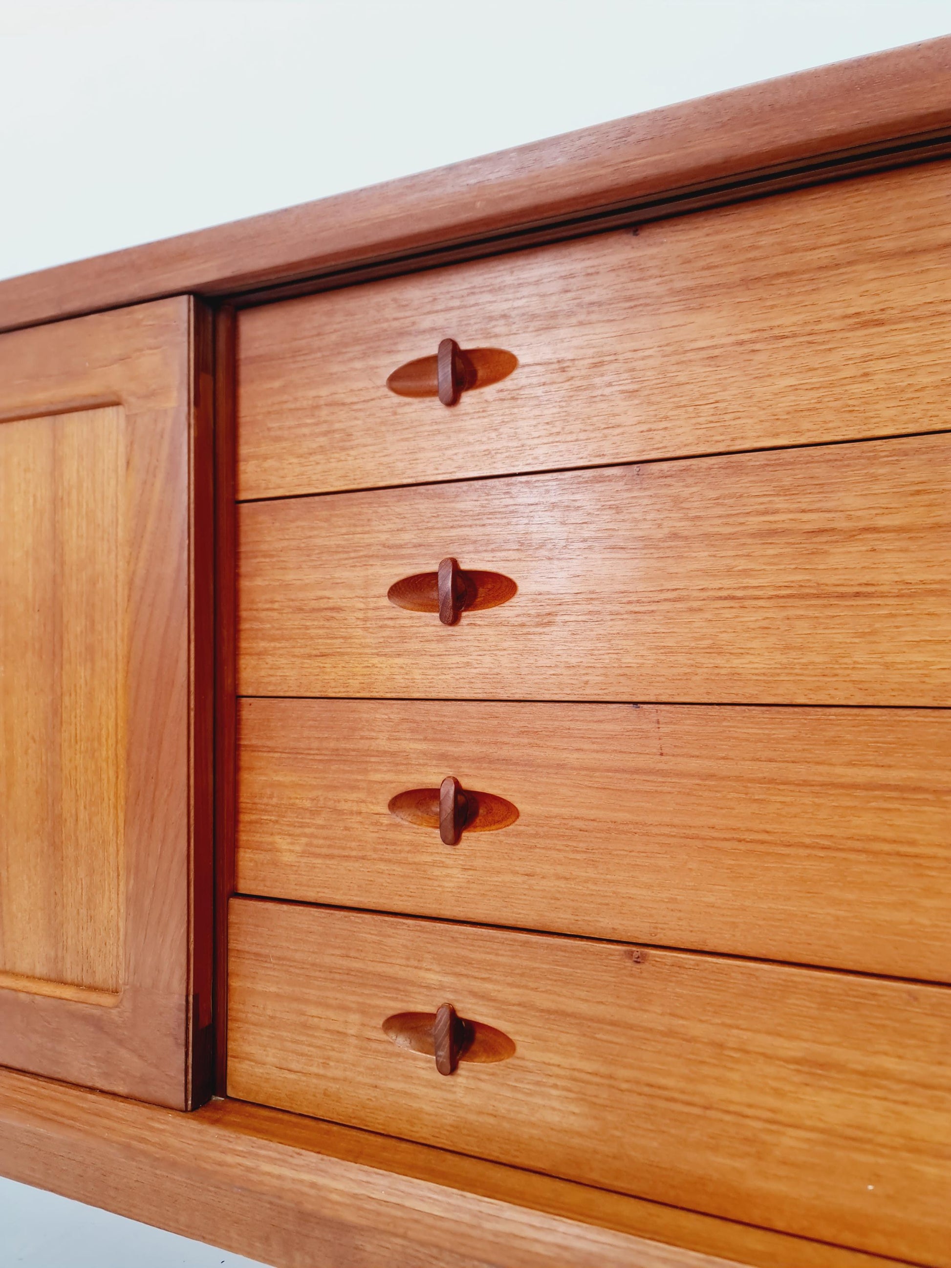 Danish Teak Sideboard by H.W Klein for Bramin, 1960s
