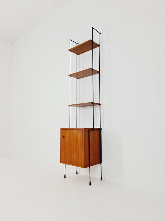 Mid century Teak shelving unit by Hilker for Omnia, Germany 1960s