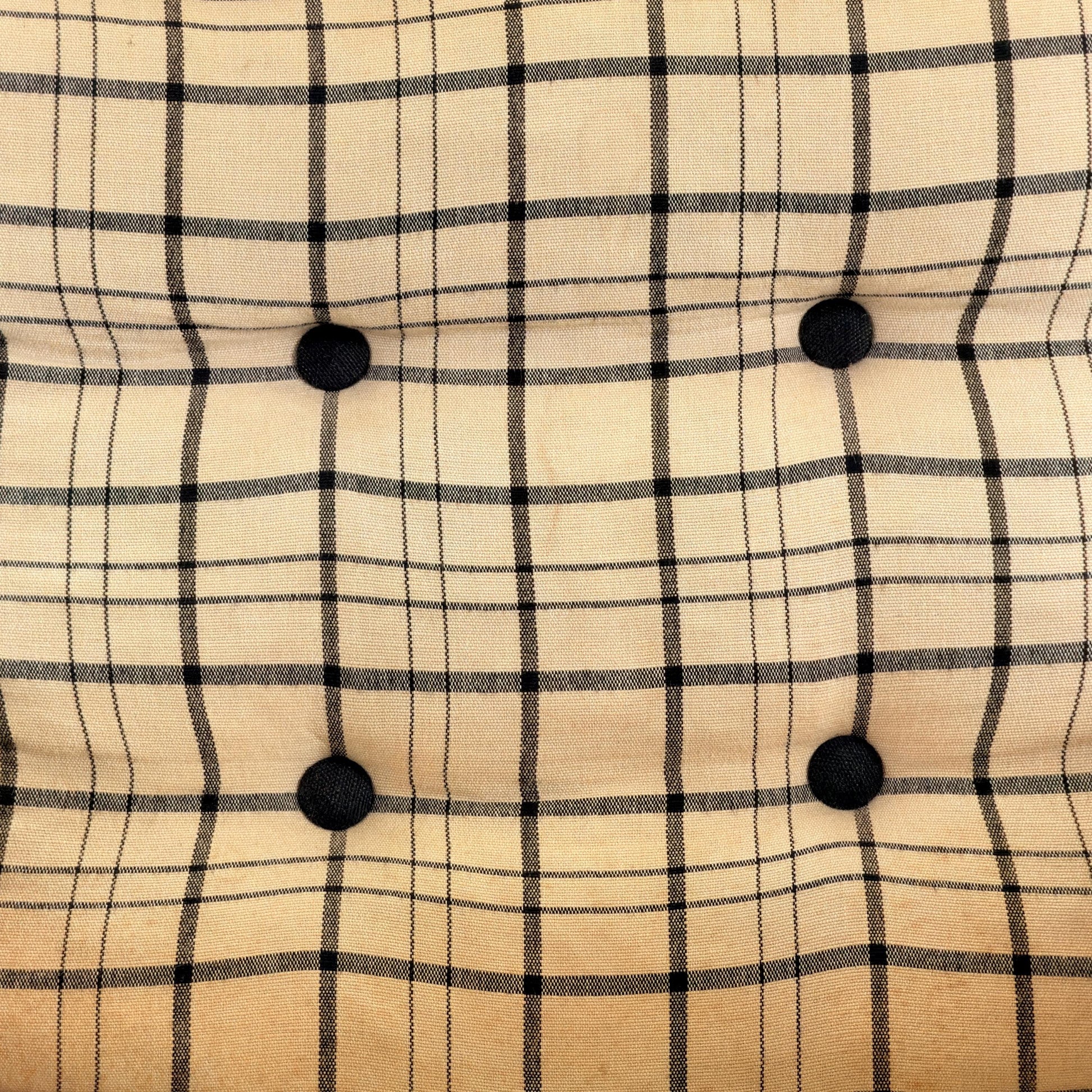 Mid century century Bauhaus tubular canvas armchair with pockets for Tomas Jelinek by IKEA 1980s