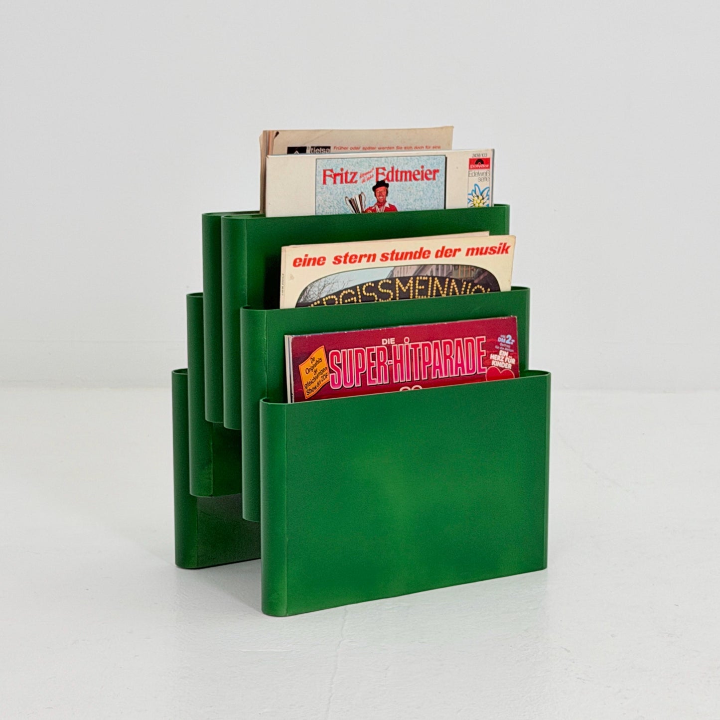 Rare Giotto Stoppino Magazine Rack for Kartell Model 4675, Italy 1972