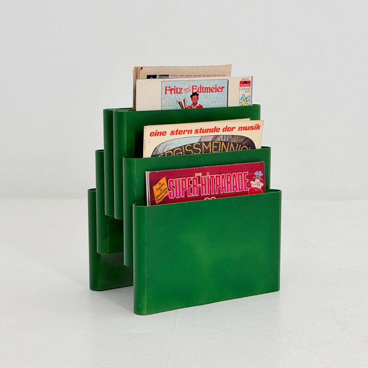 Rare Giotto Stoppino Magazine Rack for Kartell Model 4675, Italy 1972