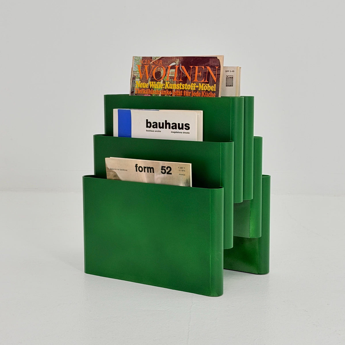 Rare Giotto Stoppino Magazine Rack for Kartell Model 4675, Italy 1972