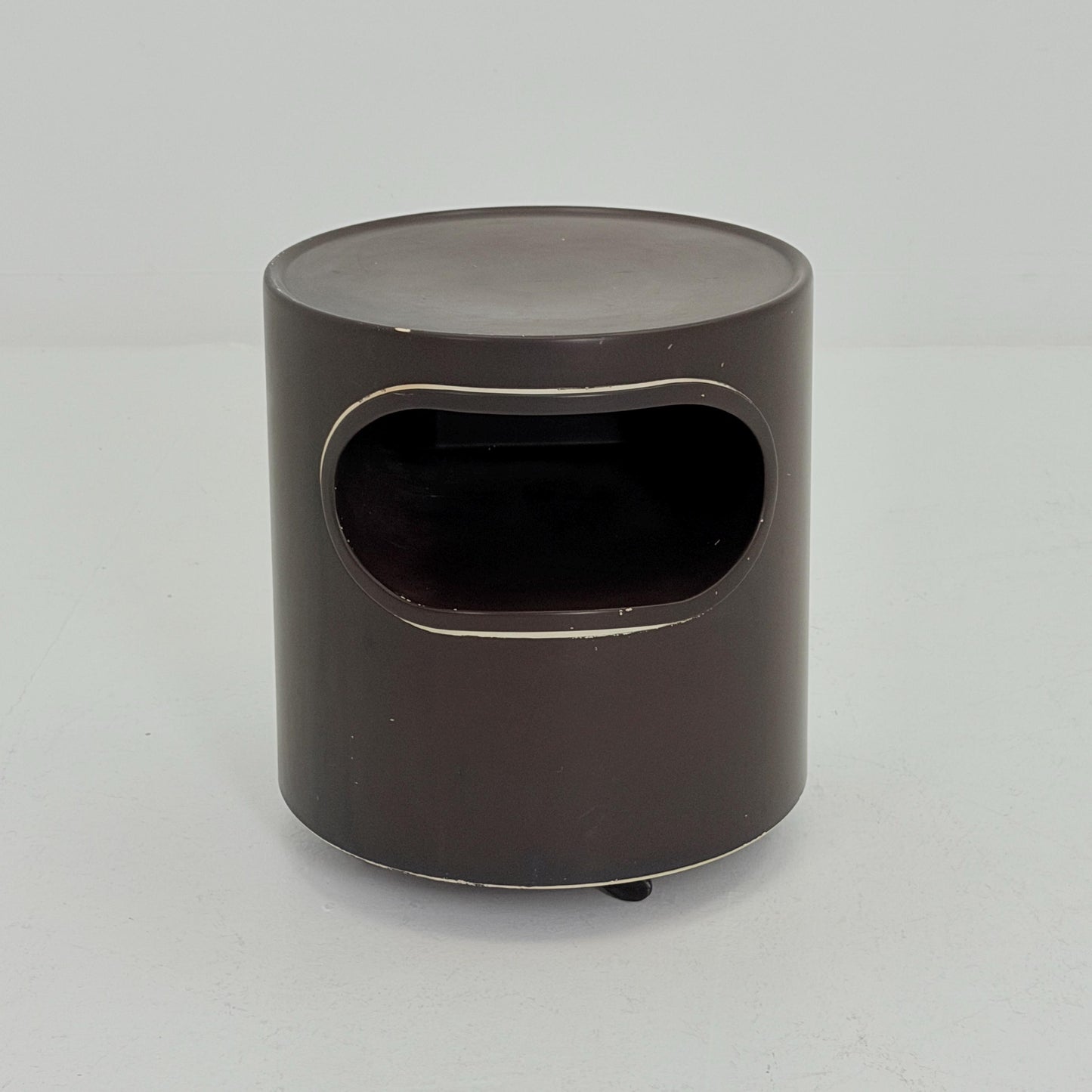 Mid century Space Age Artemide Giano Vano Side Table by Emma Gismondi Schweinberger 1970s Italy