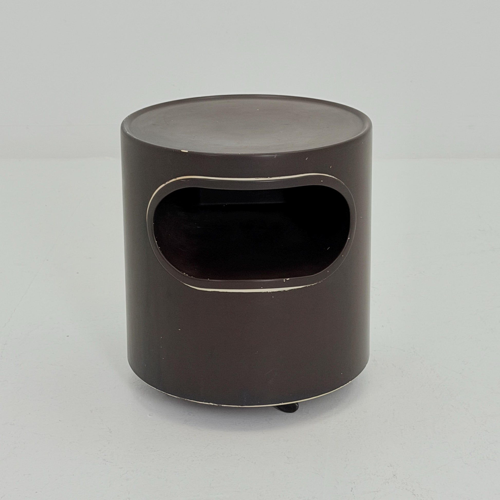 Mid century Space Age Artemide Giano Vano Side Table by Emma Gismondi Schweinberger 1970s Italy