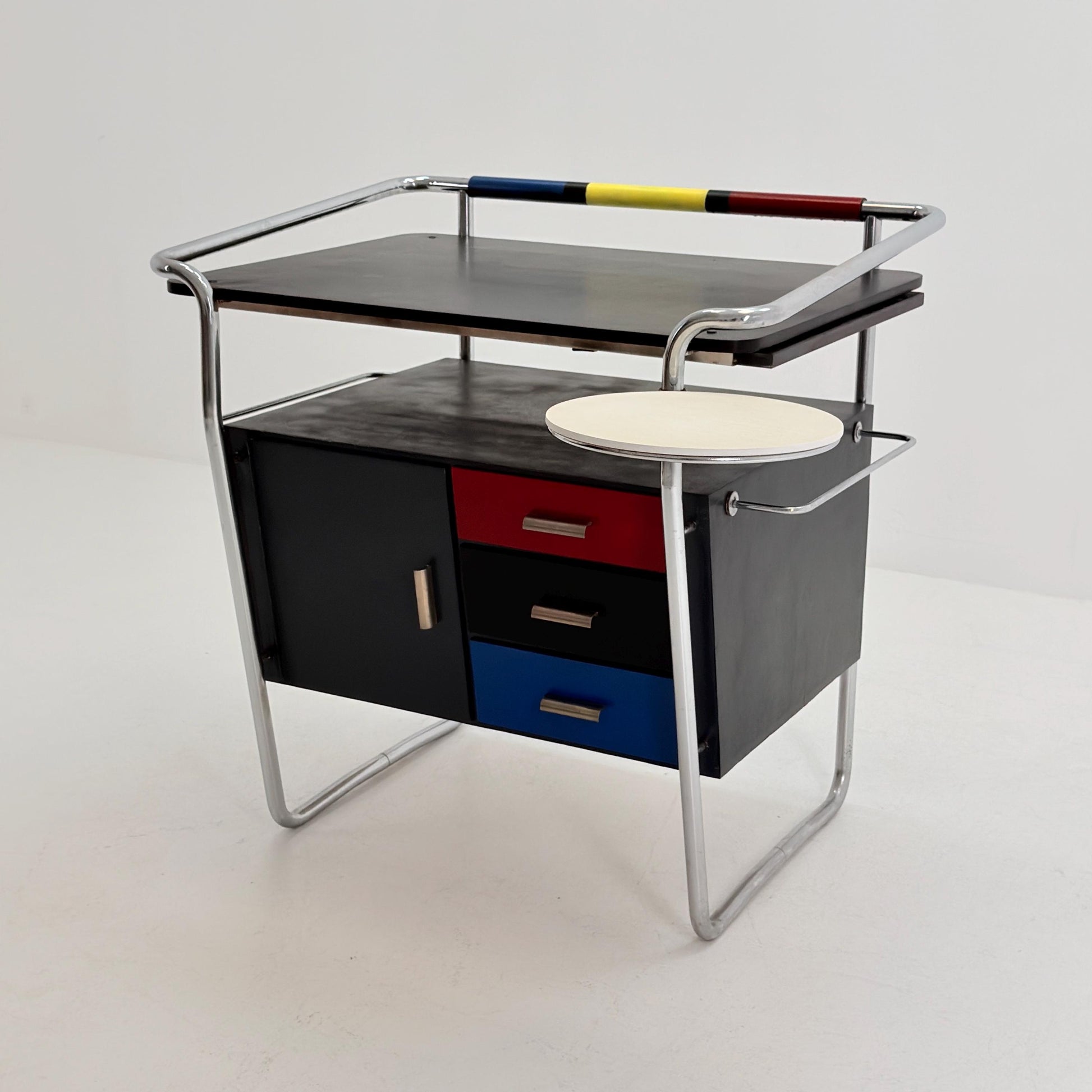 Mid century Rare Bauhaus Secretary Desk Germany 1980s