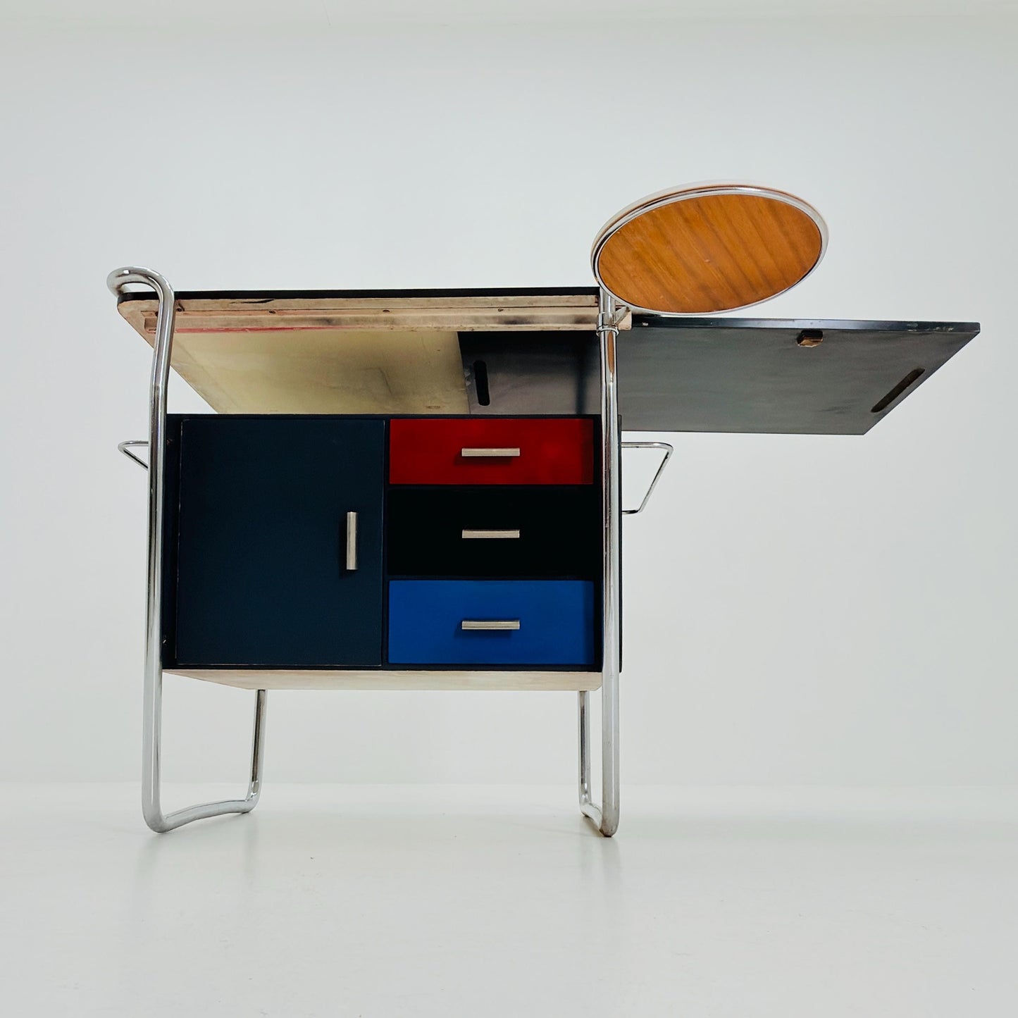 Mid century Rare Bauhaus Secretary Desk Germany 1980s