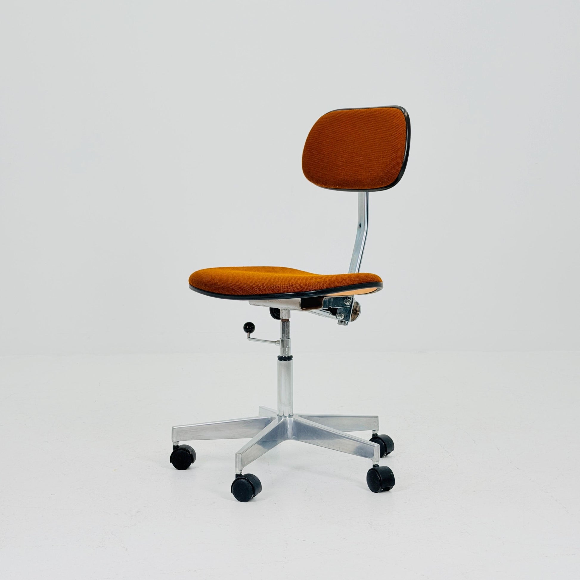 Mid century Space age swivel office chair by neudörfler Germany 1970s