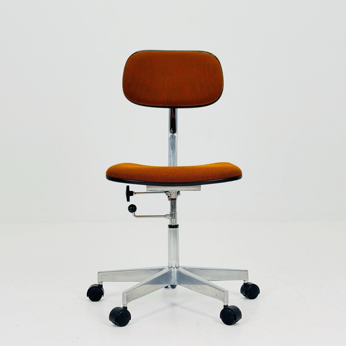Mid century Space age swivel office chair by neudörfler Germany 1970s