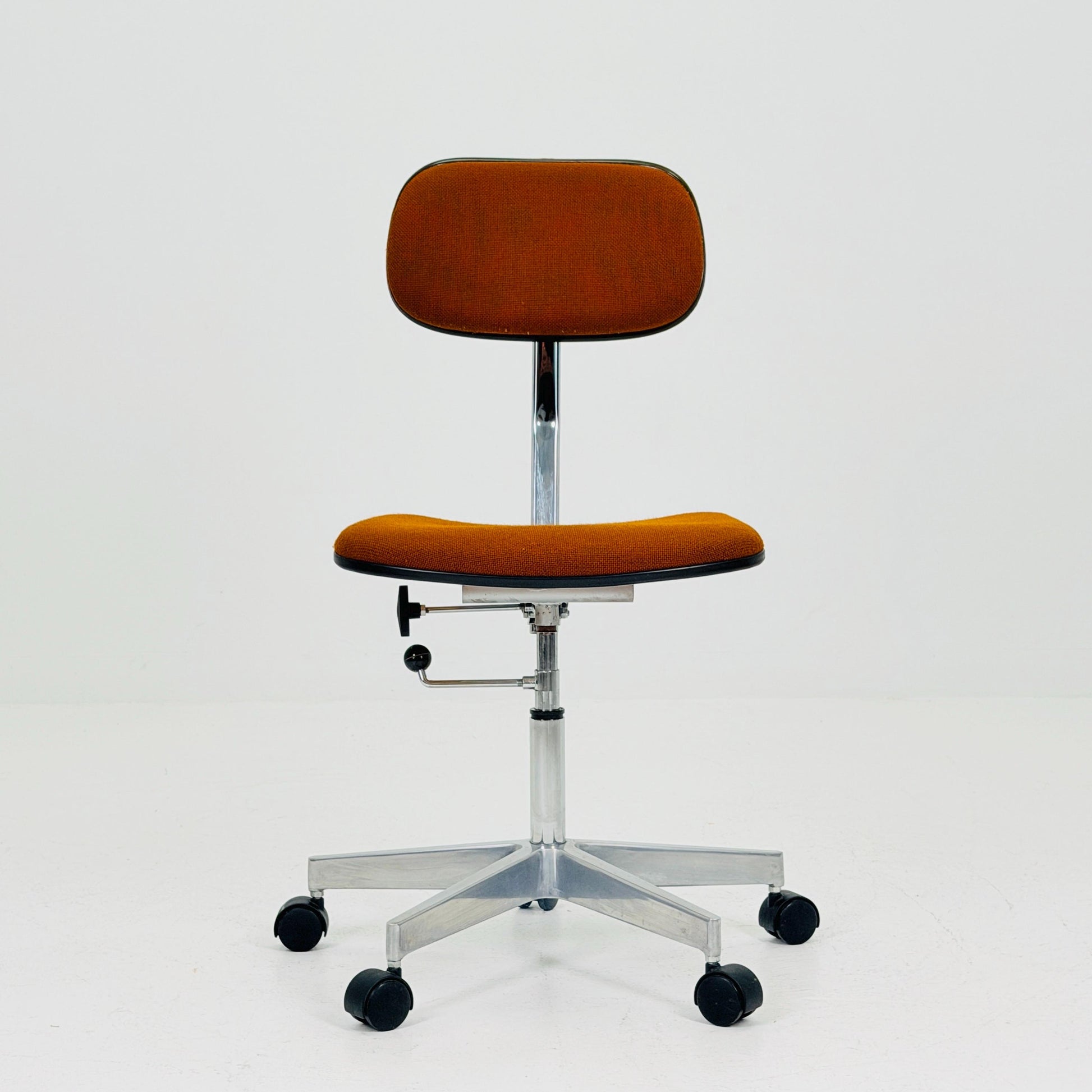 Mid century Space age swivel office chair by neudörfler Germany 1970s