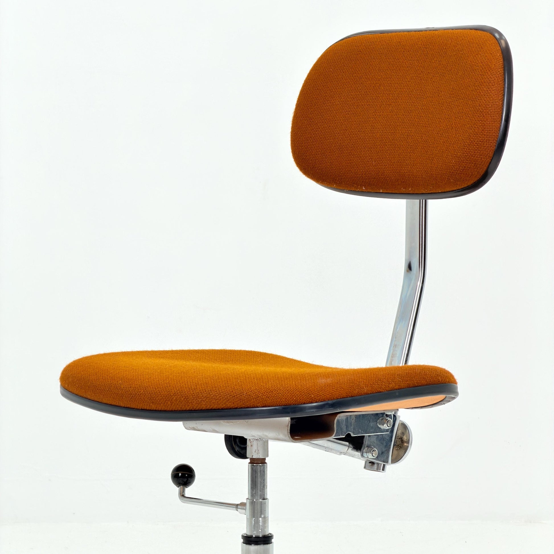 Mid century Space age swivel office chair by neudörfler Germany 1970s